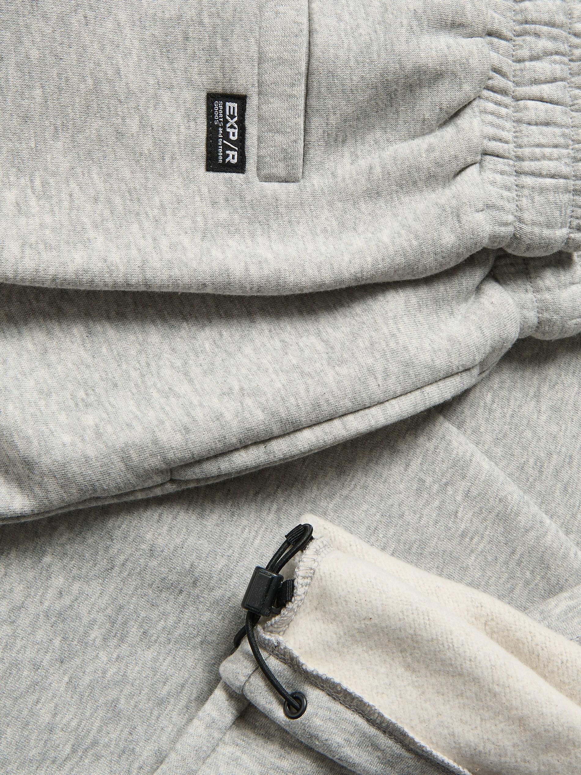 Grey Cotton Blend Jersey Trousers, Kids Boys, Light grey, large image number 1