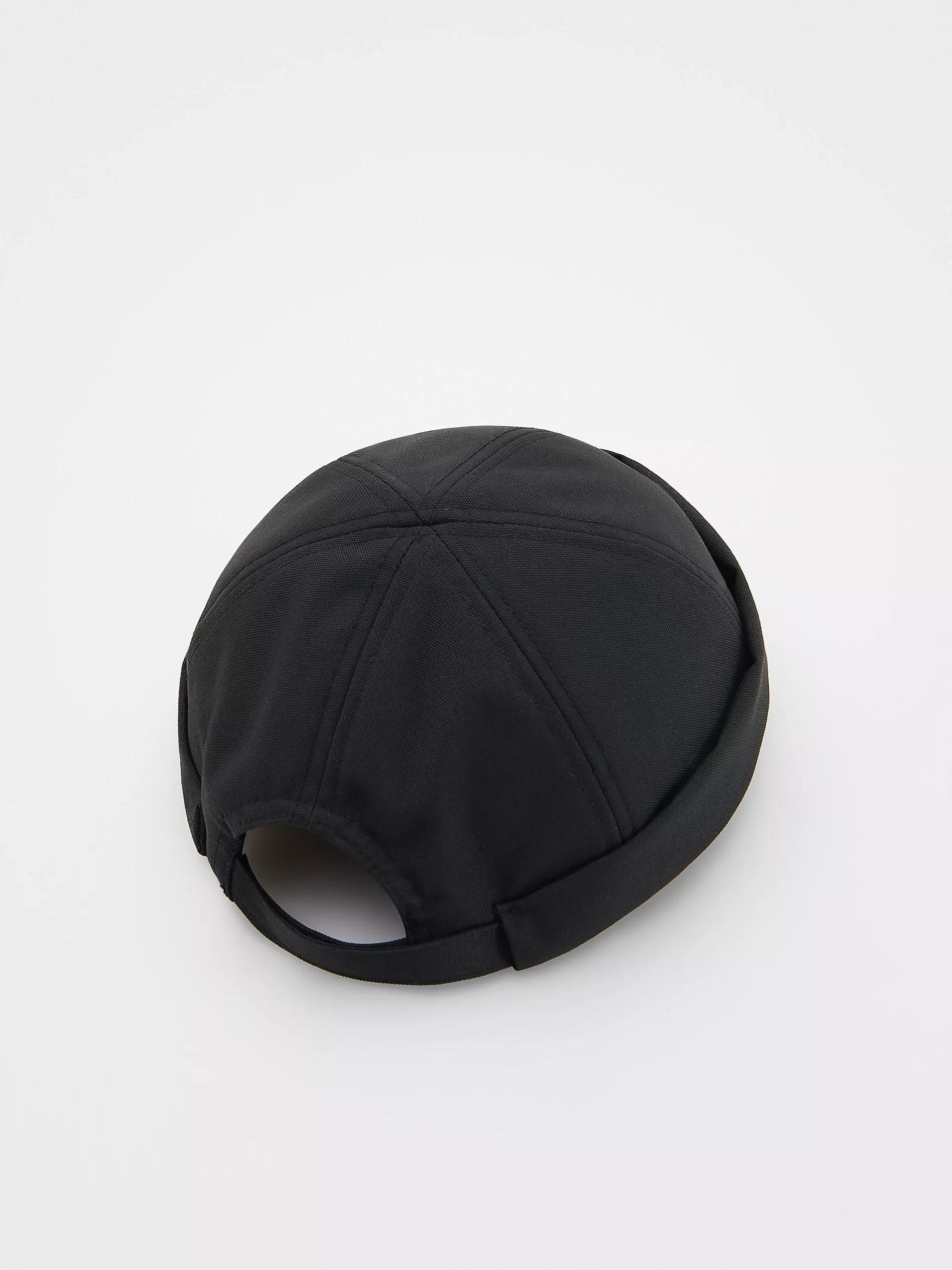 Black Rounded Cap, Black, large image number 3