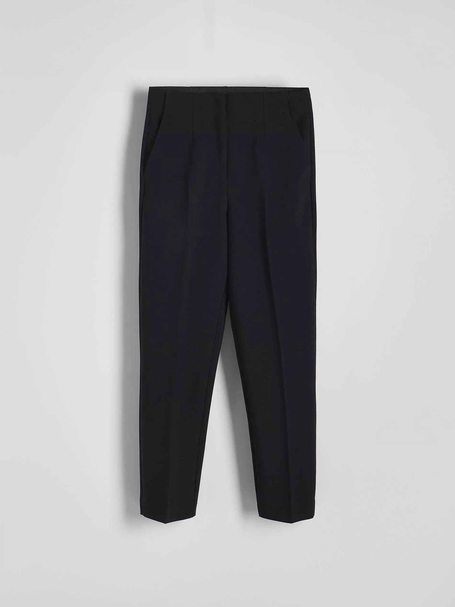 Black High-Waisted Pants, Black, large image number 4