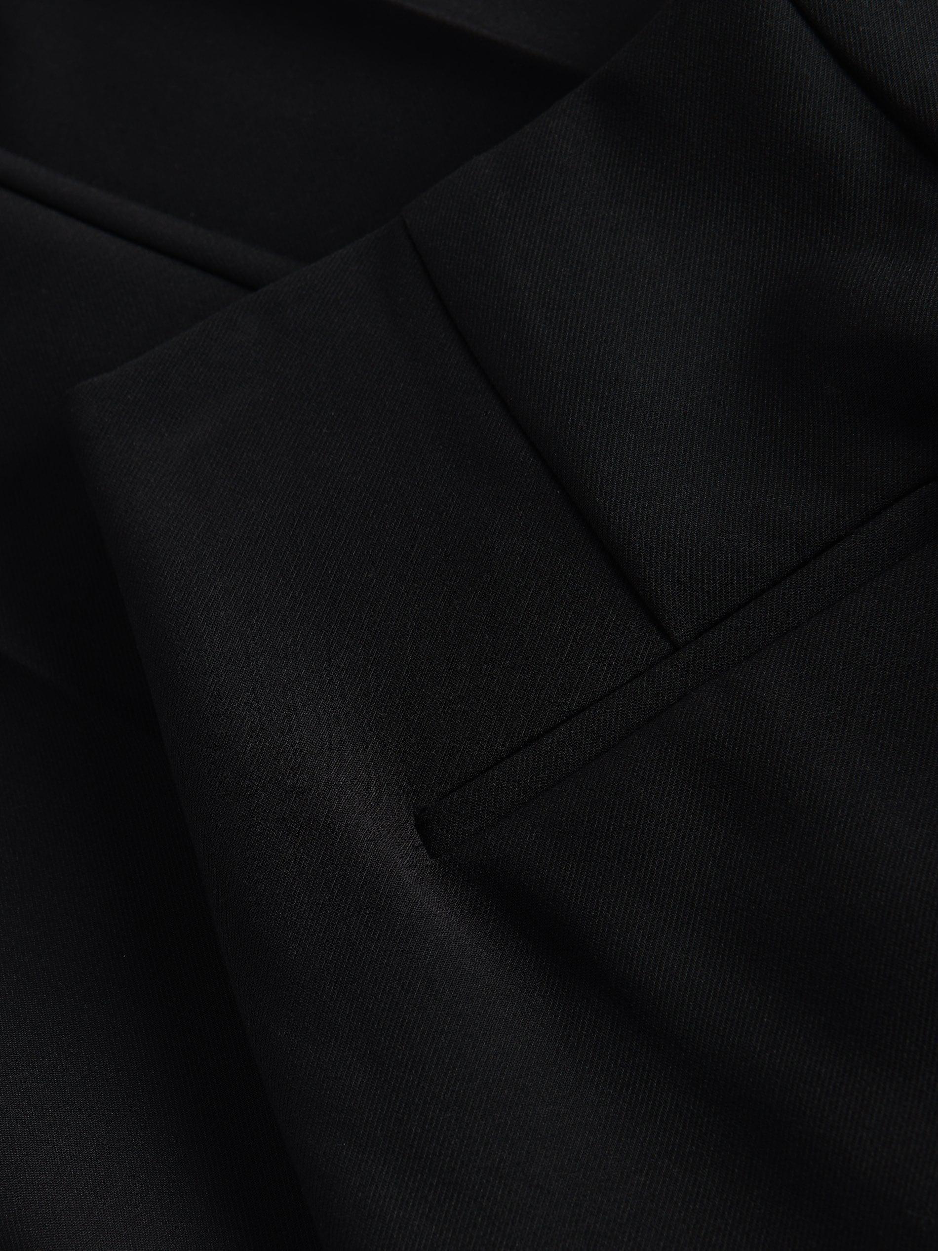 Black High-Waisted Pants, Black, large image number 5