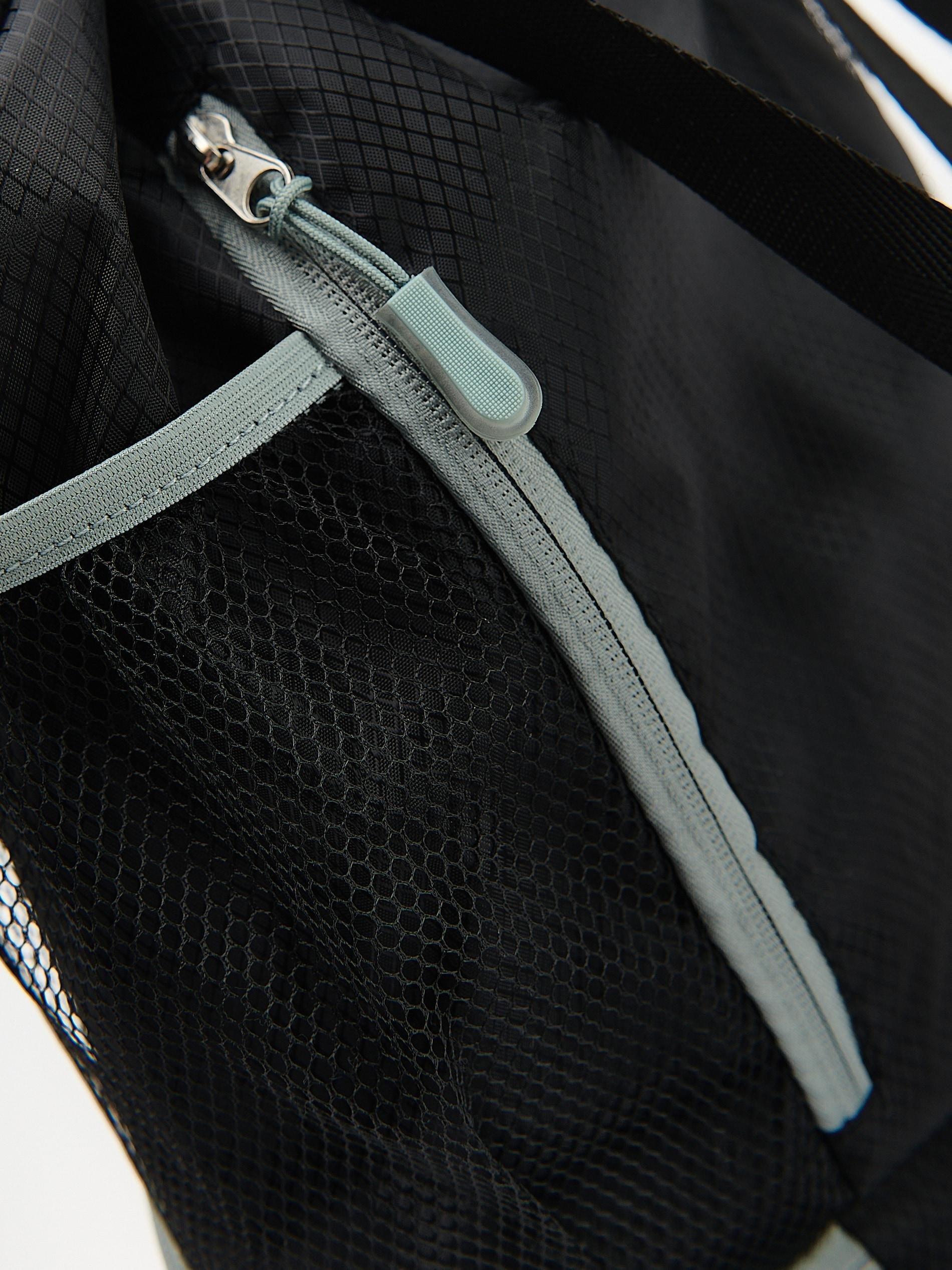 Black Zipper Backpack, Kids Unisex, Black, large image number 5