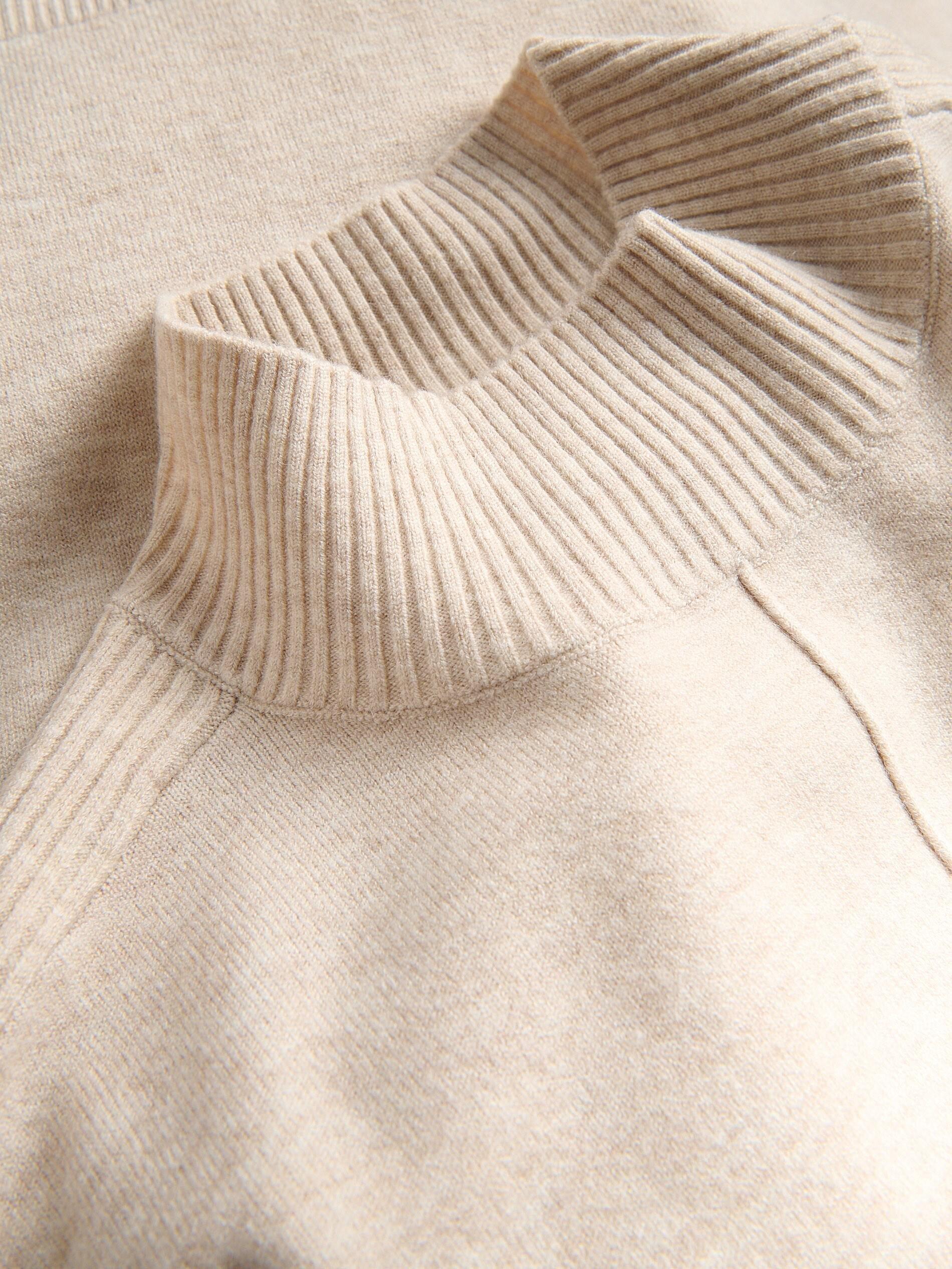 Beige Wool Blend Jumper, Beige, large image number 4