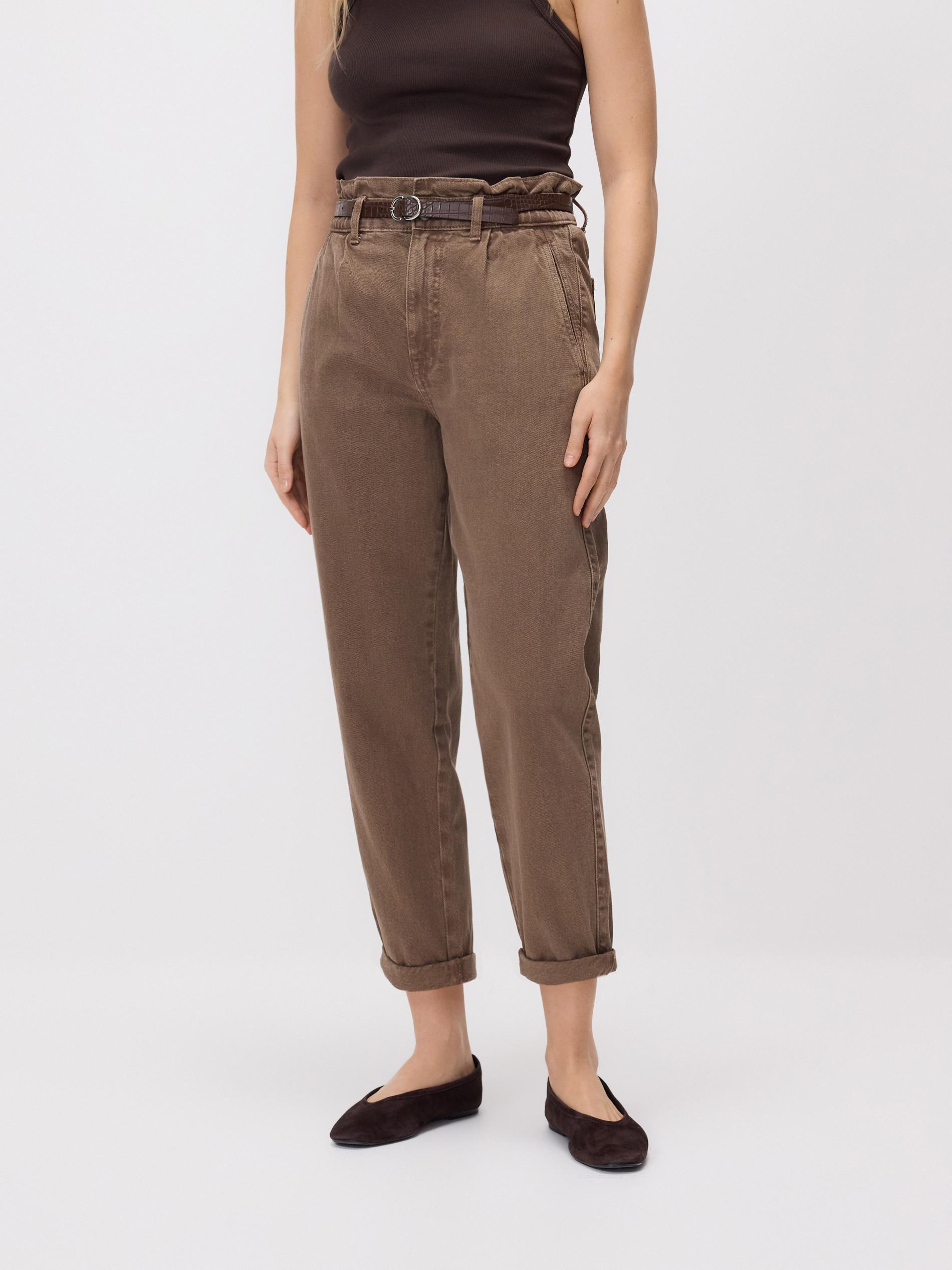 Brown Paperbag Jeans, 7401_88J, large image number 0