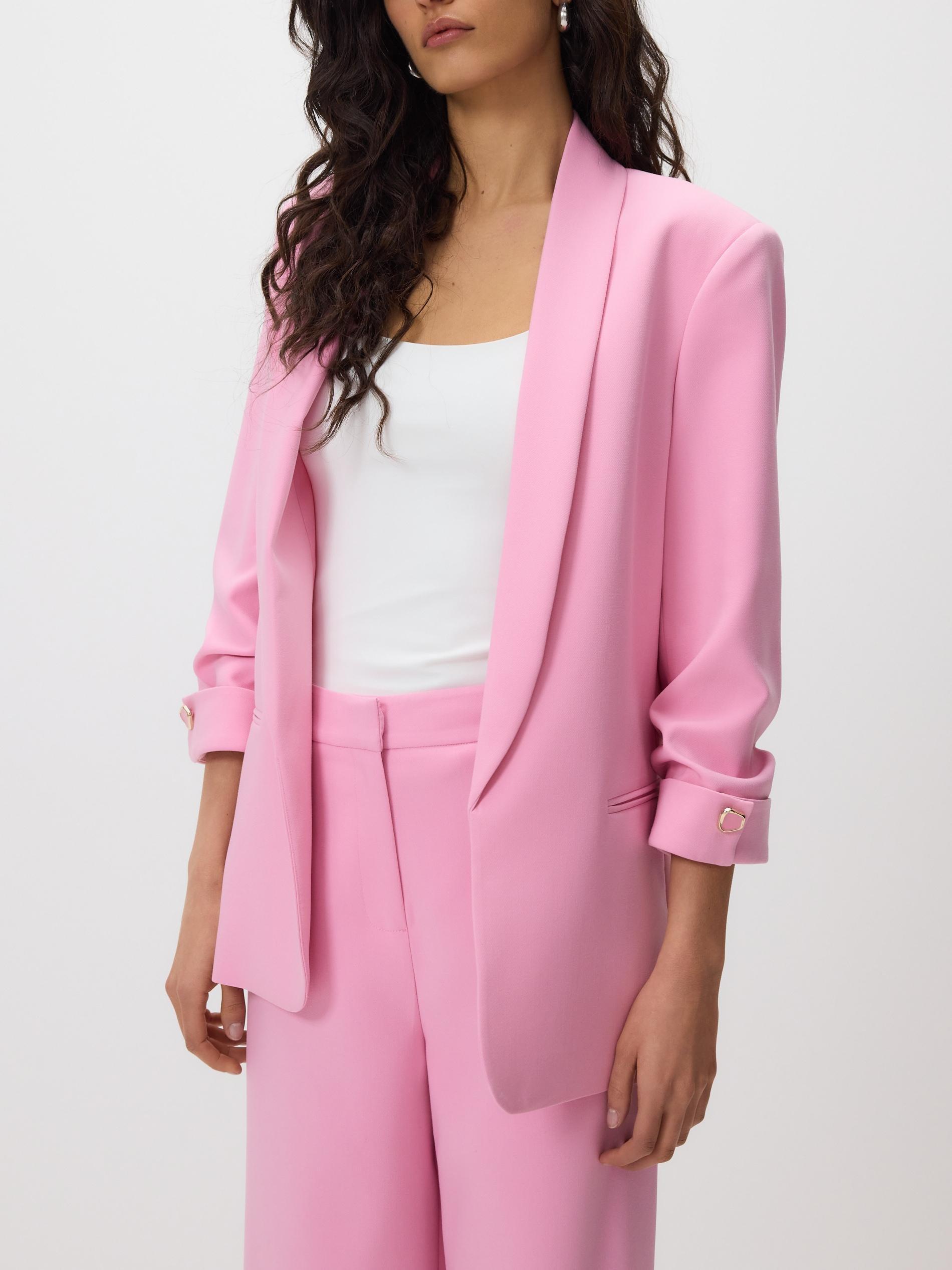 Pink Blazer With Viscose Blend, Pink, large image number 1