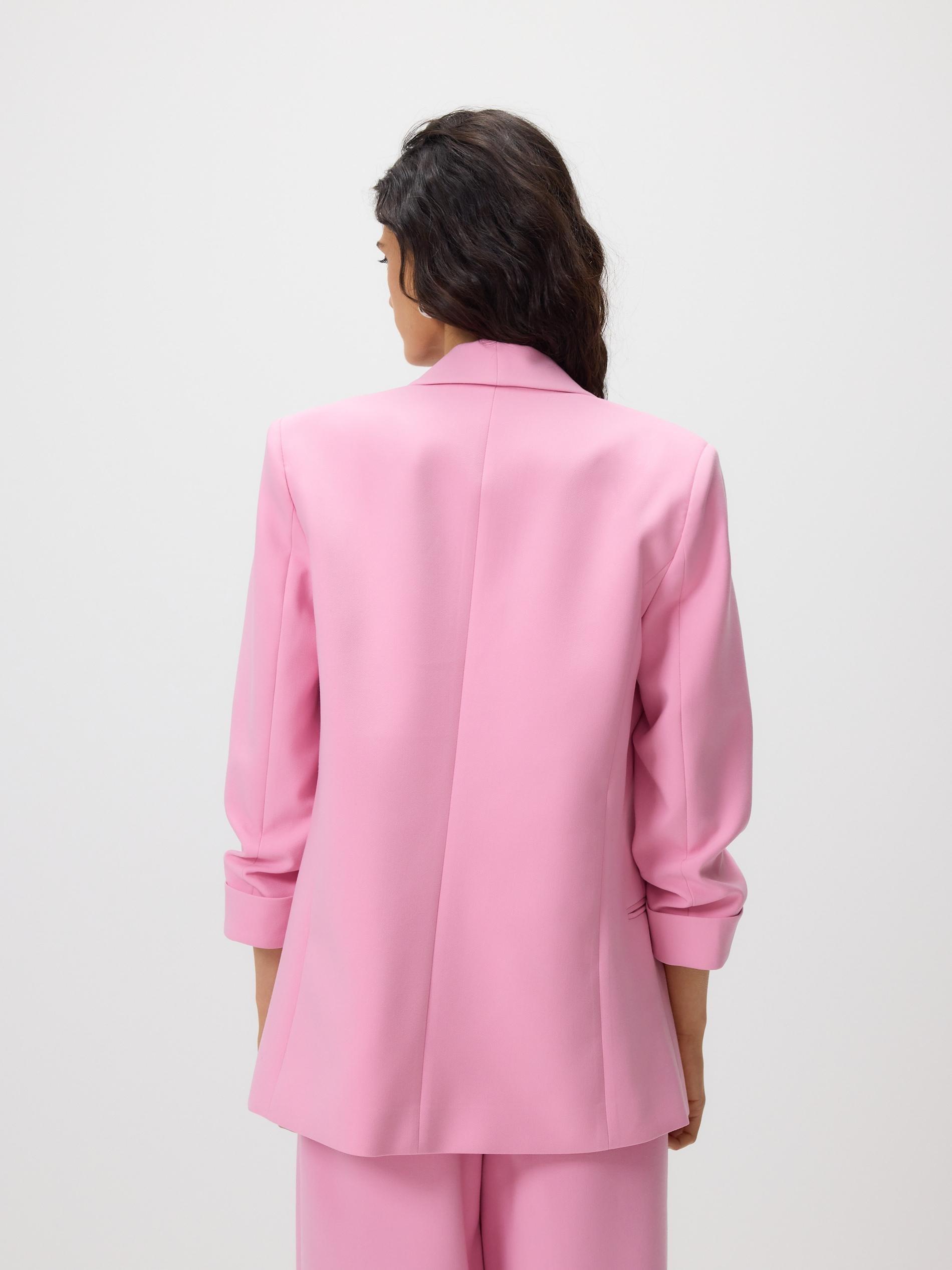 Pink Blazer With Viscose Blend, Pink, large image number 2