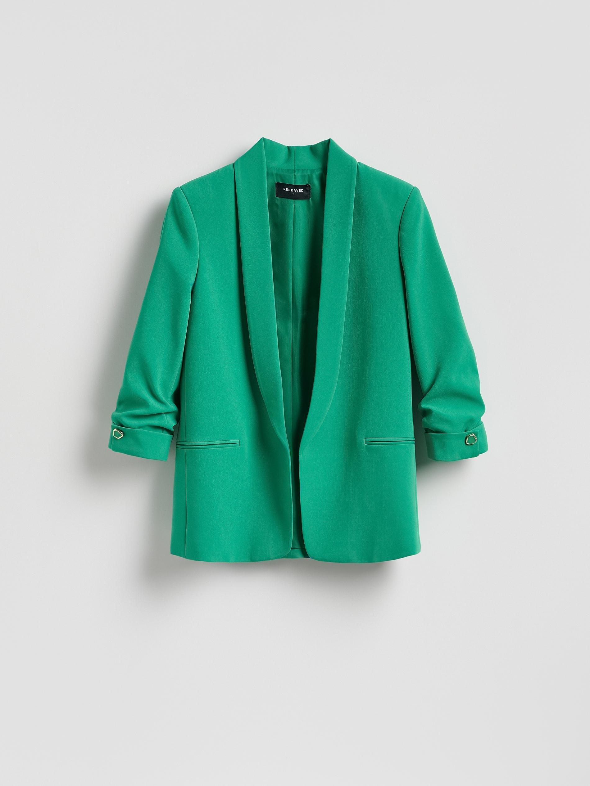 LADIES` BLAZER GREEN, Green, large image number 3