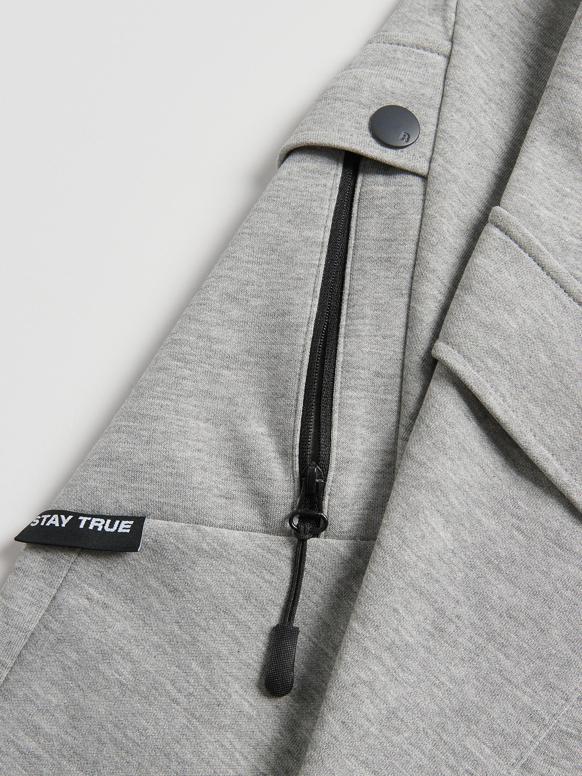 Grey Oversized Sweatpants, Light grey, medium