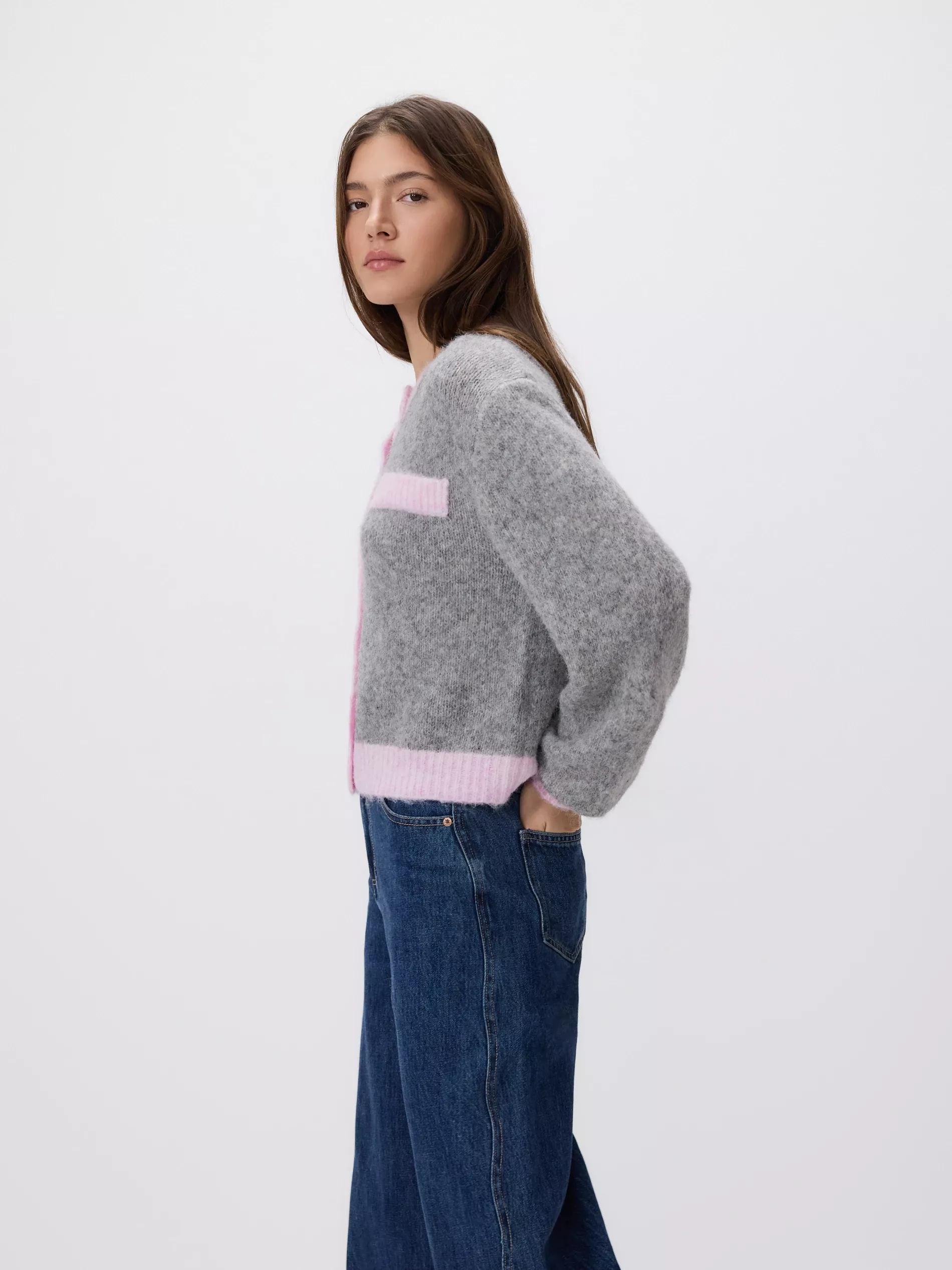 جينز أزرق واسع الساق, Blue, large image number 3