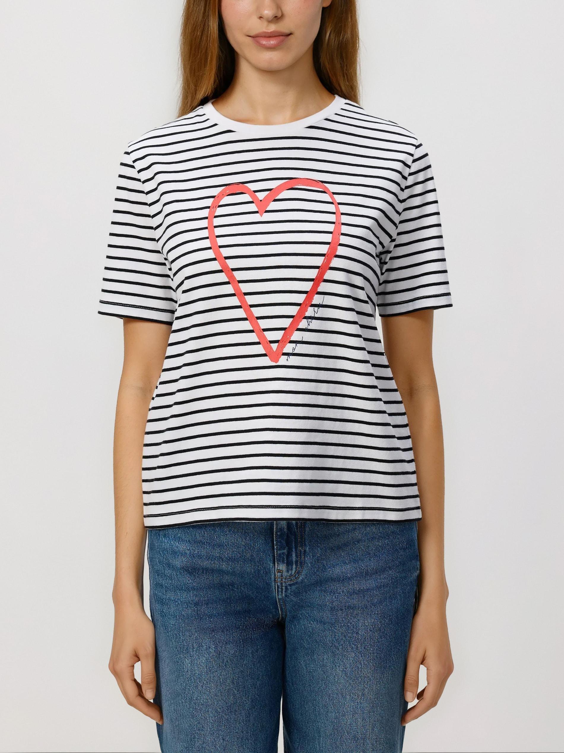 Multicolour T-Shirt With Heart Detail, Multicolor, large image number 2