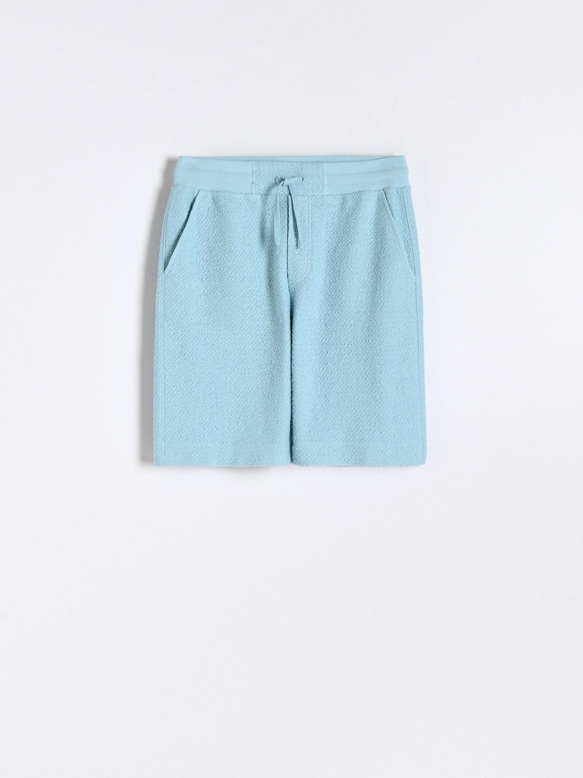 Blue Terrycloth Shorts, , large image number 3