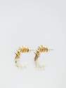 Reserved - Gold Decorative Earrings