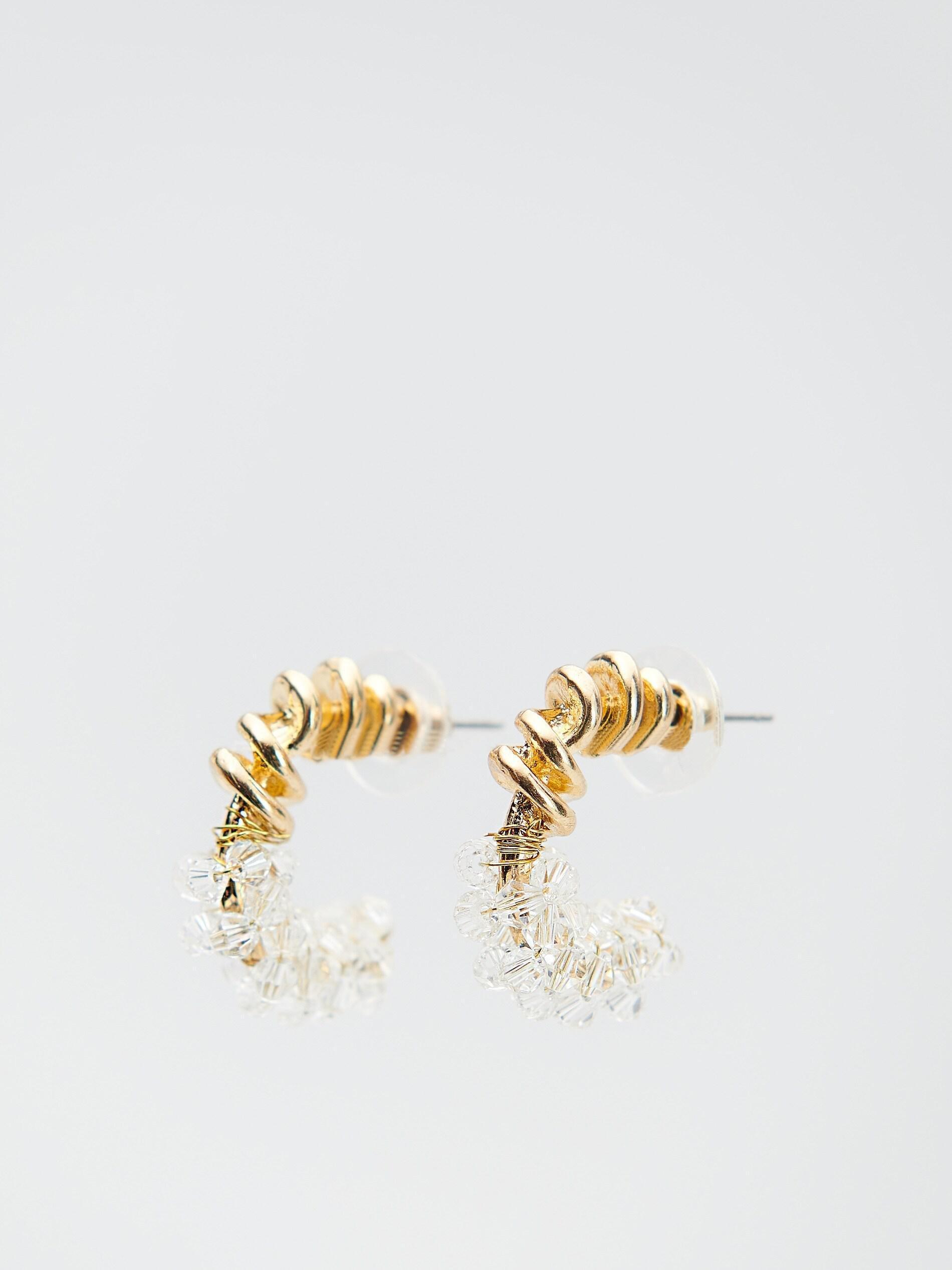 Gold Decorative Earrings, , large image number 0