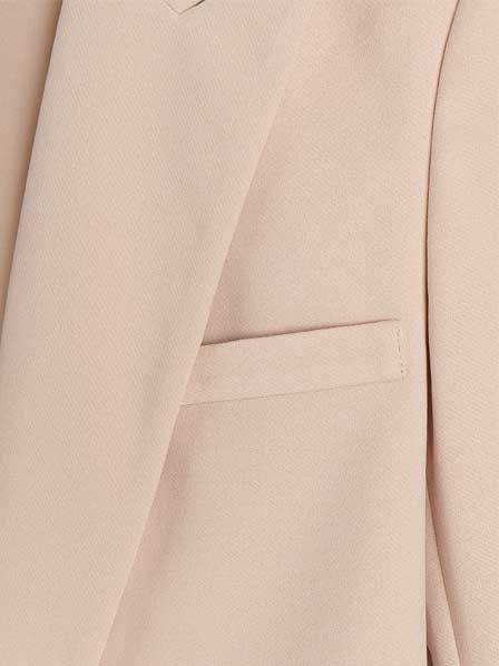 Beige Cropped Blazer, Women, , large image number 5