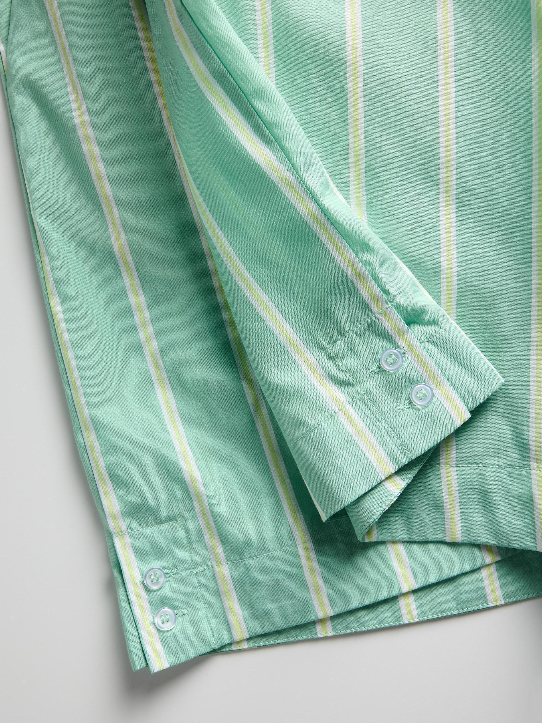 Green Cotton Shorts, , large image number 3