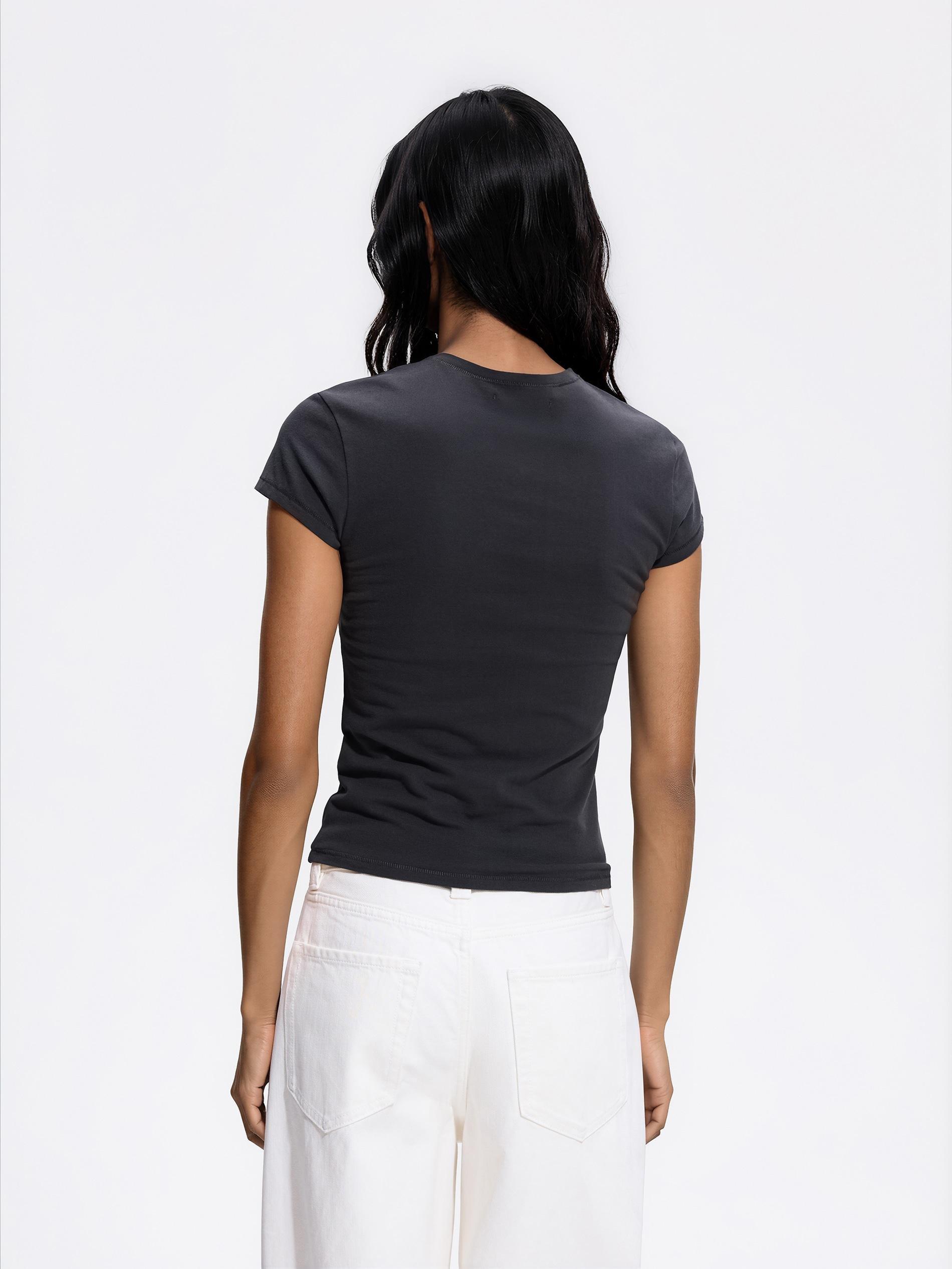 Grey Slim Fit T-Shirt, Grey, medium