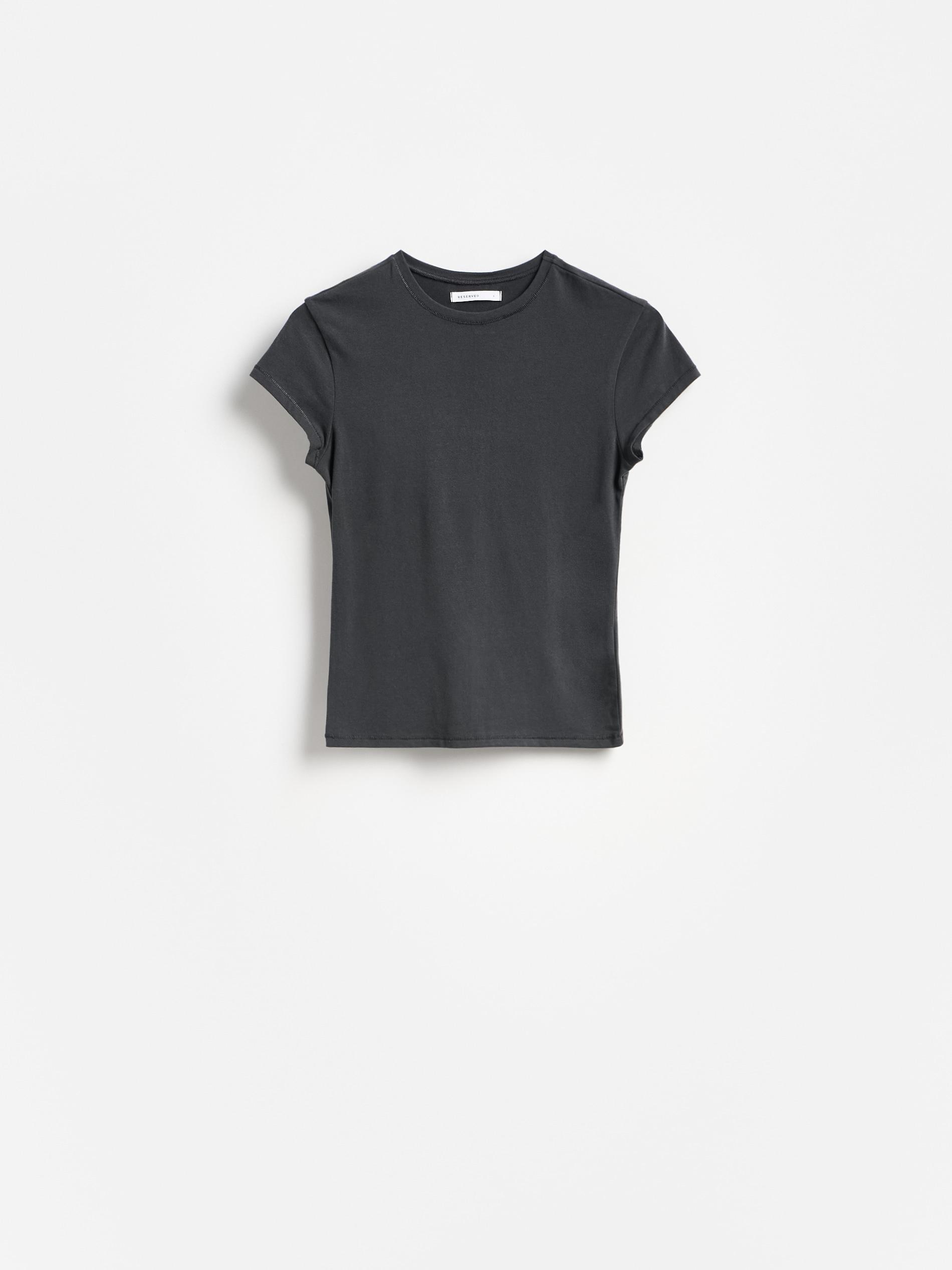 Grey Slim Fit T-Shirt, Grey, large image number 4