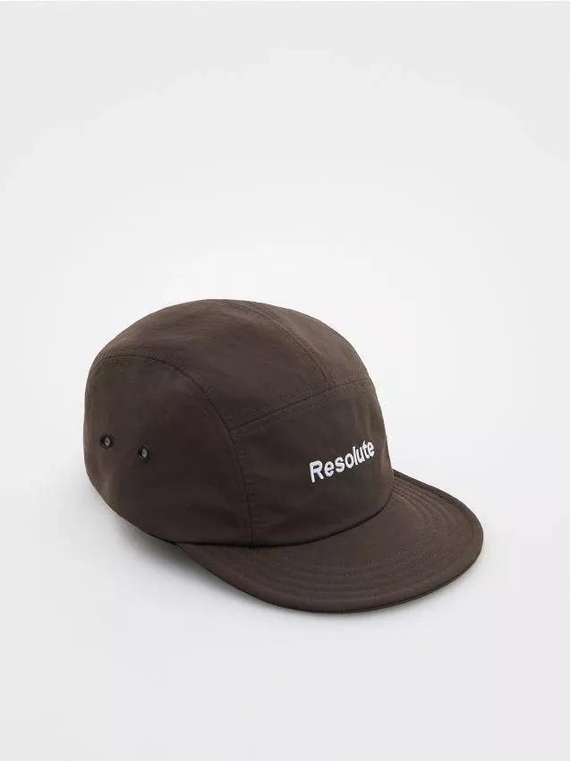Brown Printed Cap, Brown, large image number 0