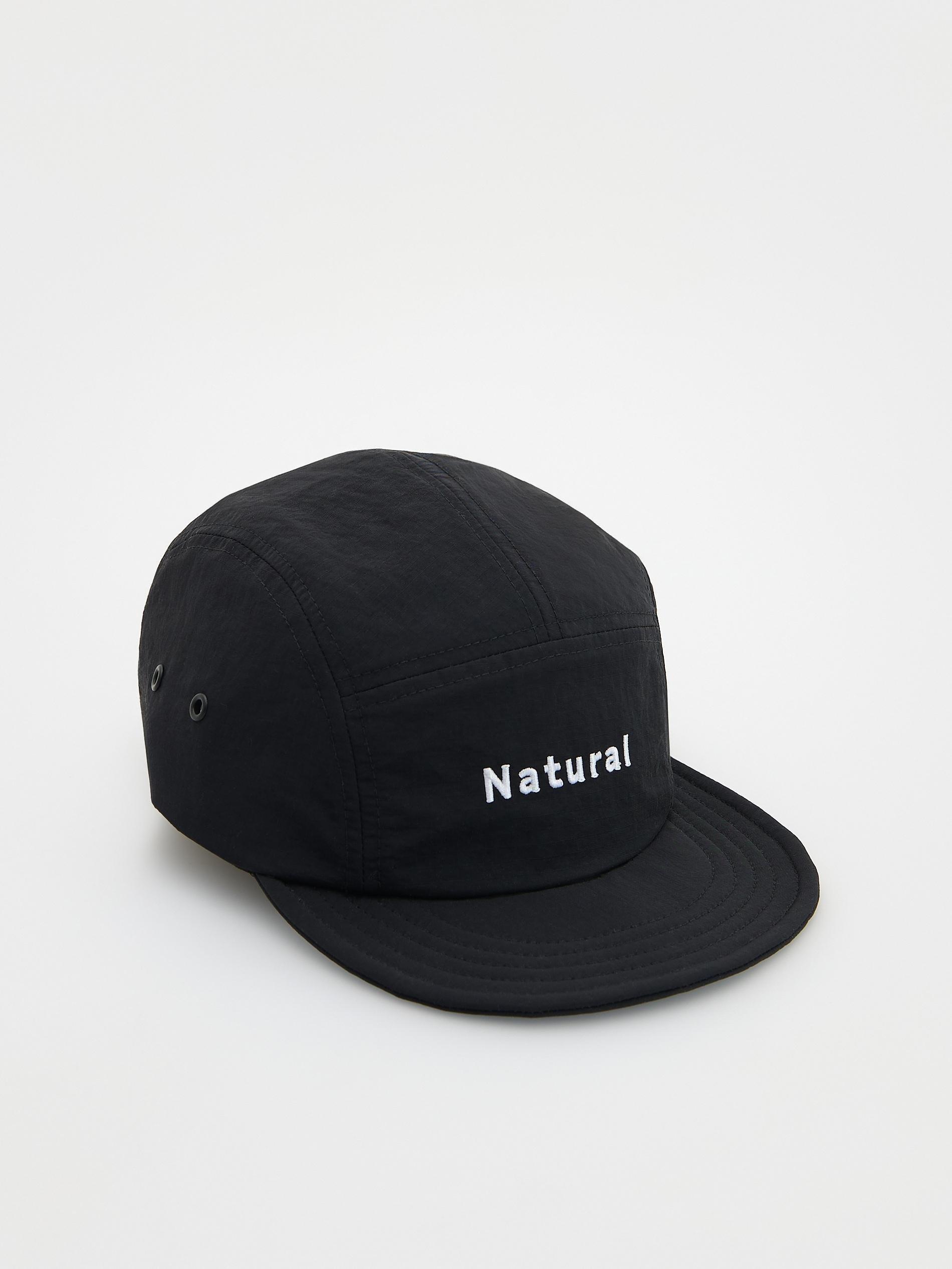 Black Printed Cap, Black, large image number 1