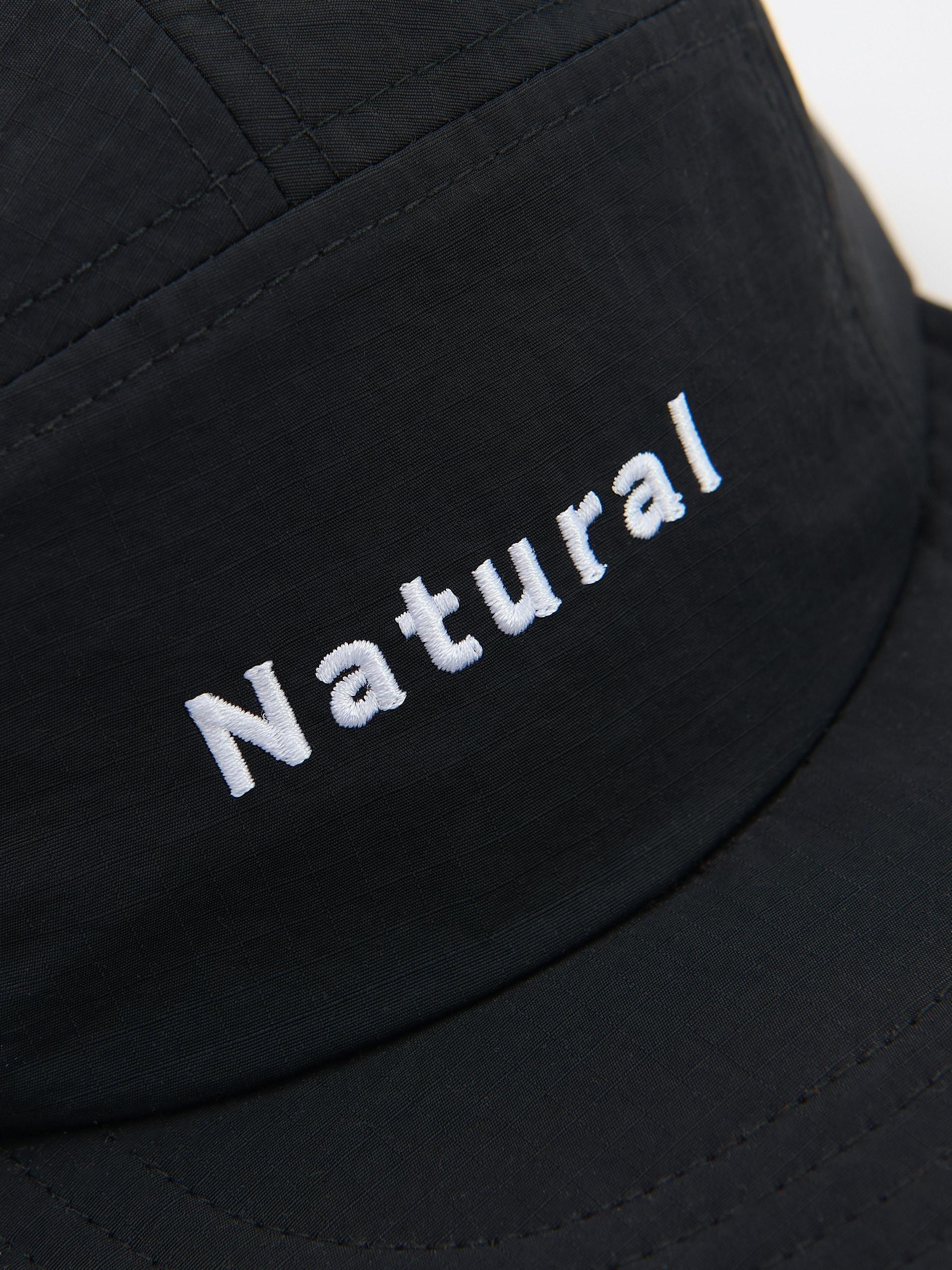 Black Printed Cap, Black, large image number 2