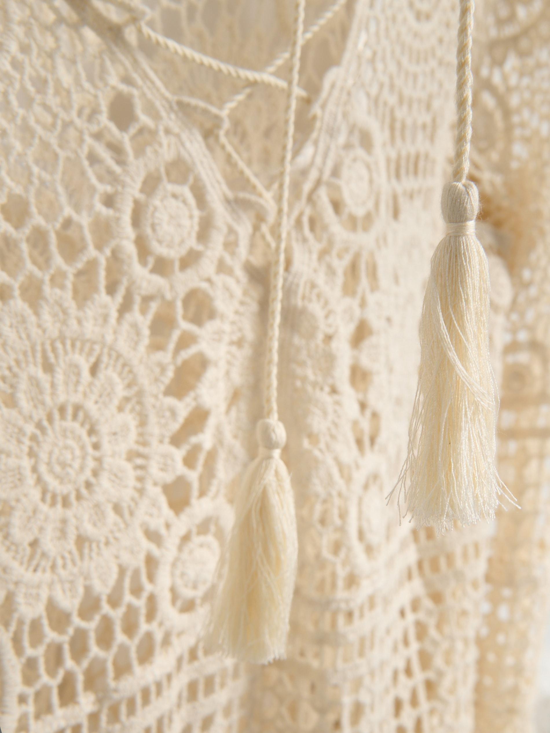 Cream Beach Jersey Cover Up, , large image number 2