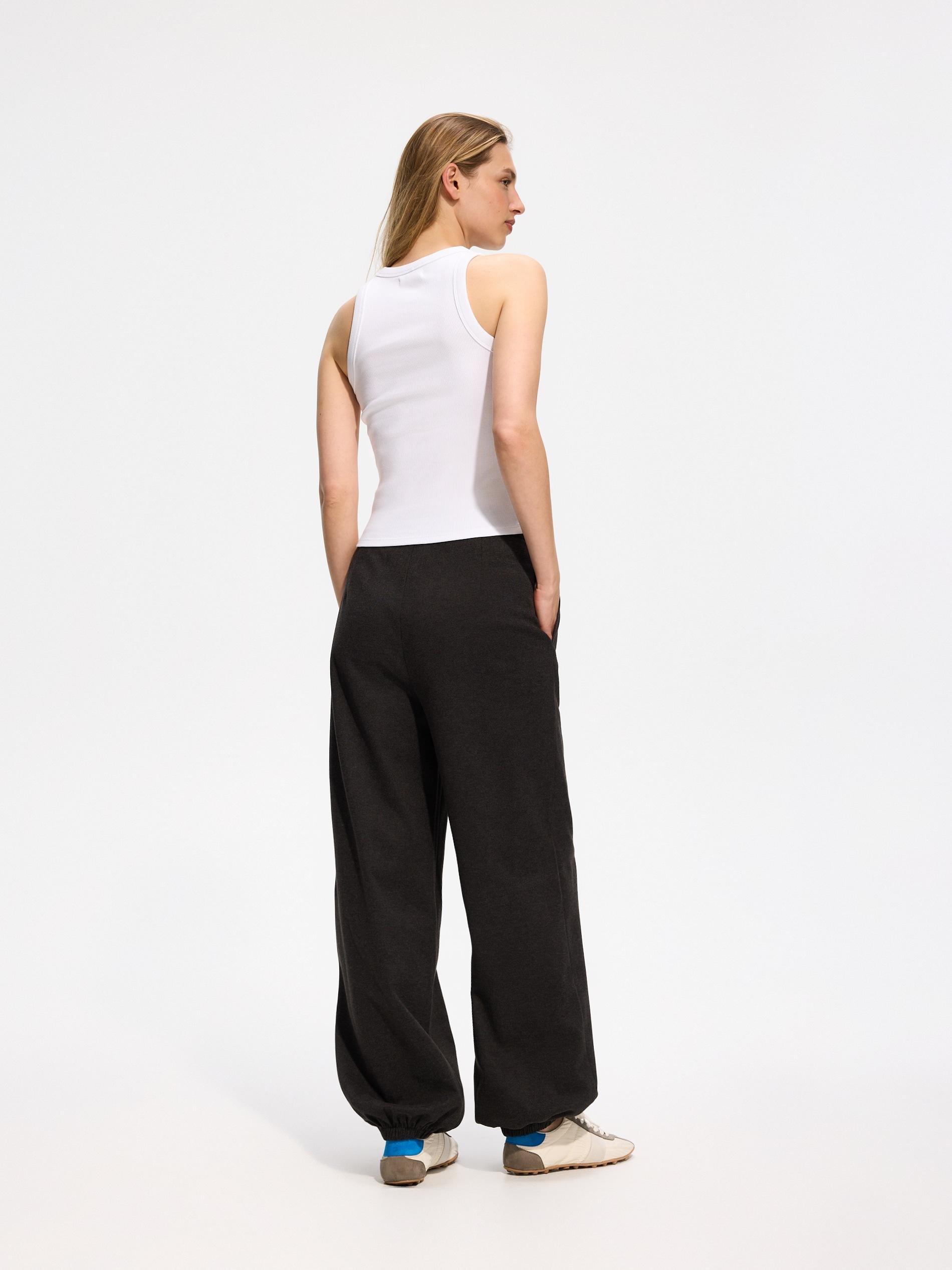 White Cotton Top, White, large image number 2