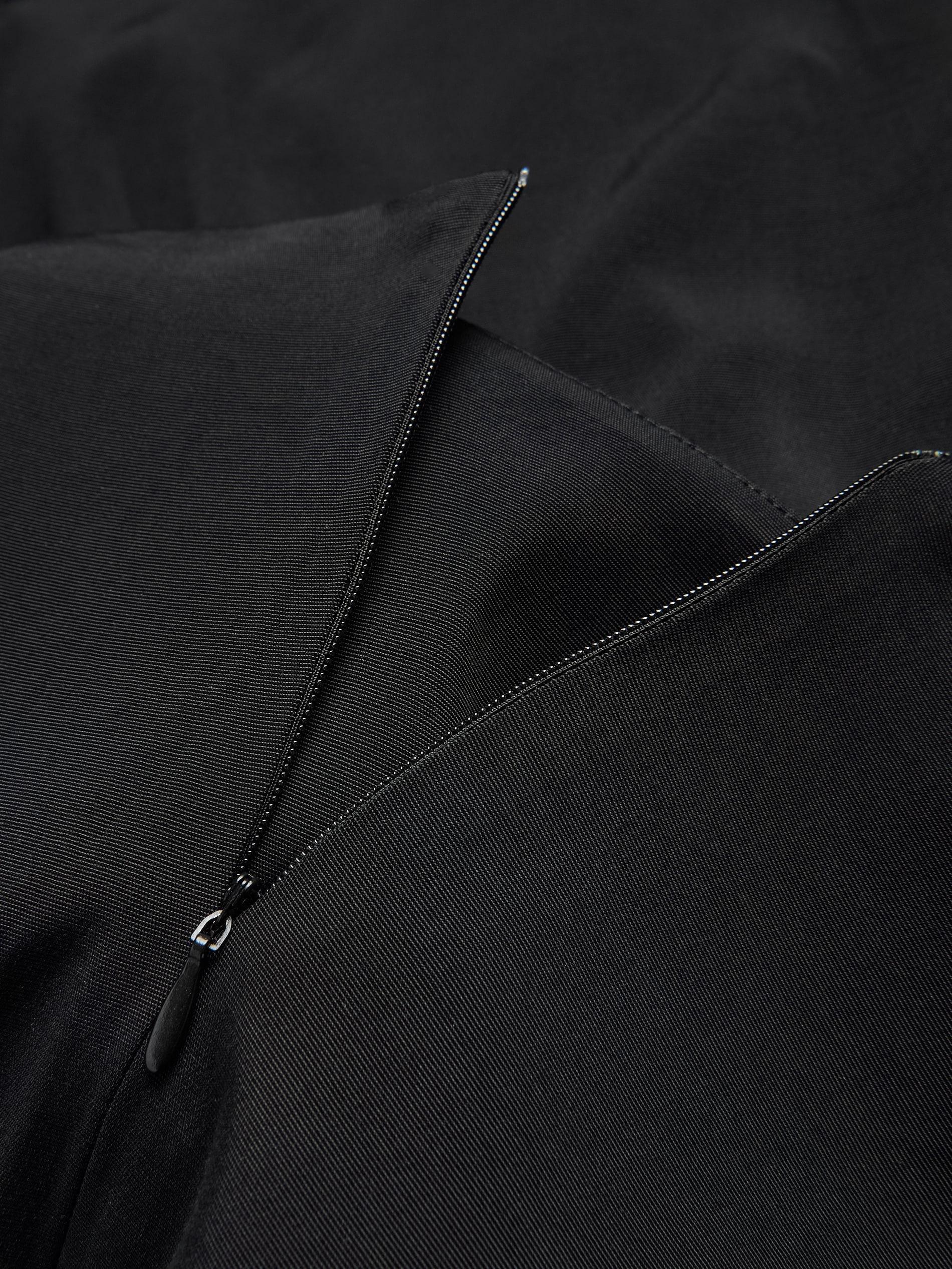 Black Viscose Rich Maxi Dress, Black, large image number 4