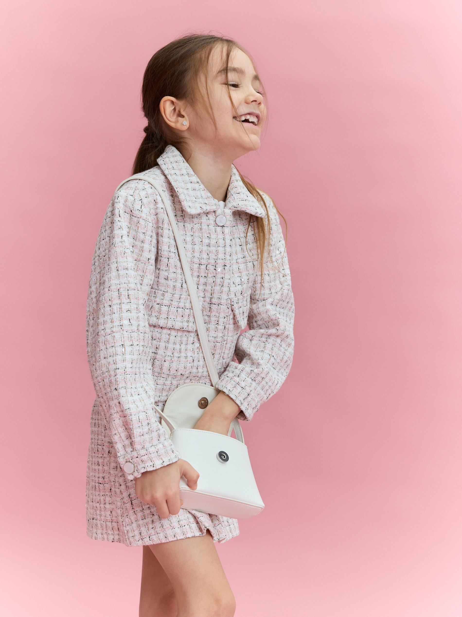 White Faux Leather Bag, White, large image number 3