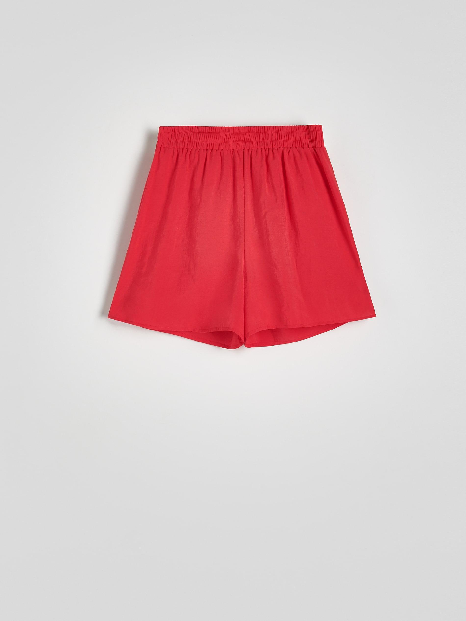 Red Modal Rich Shorts, , large image number 4