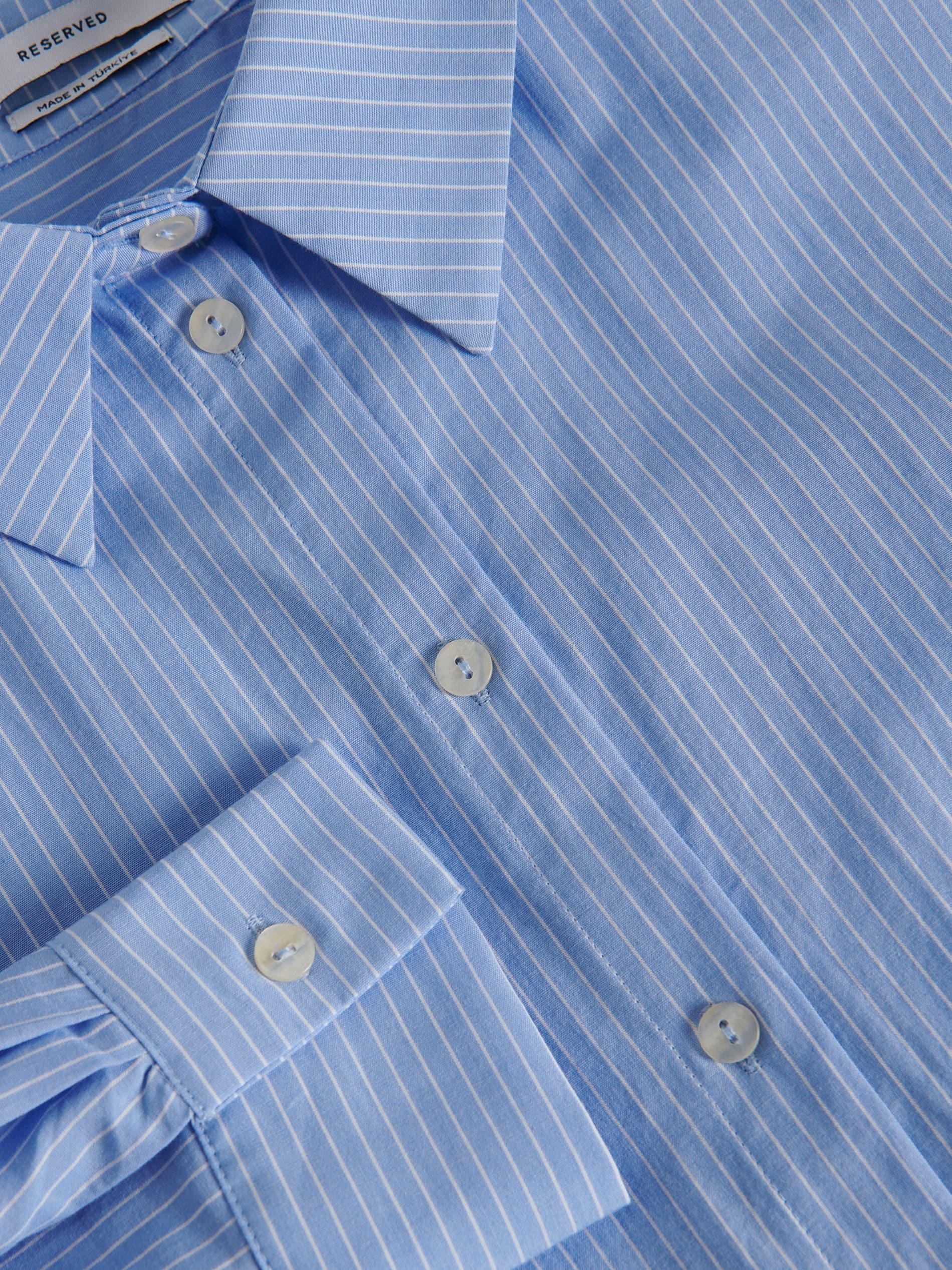 Blue Oversized Shirt, , large image number 3