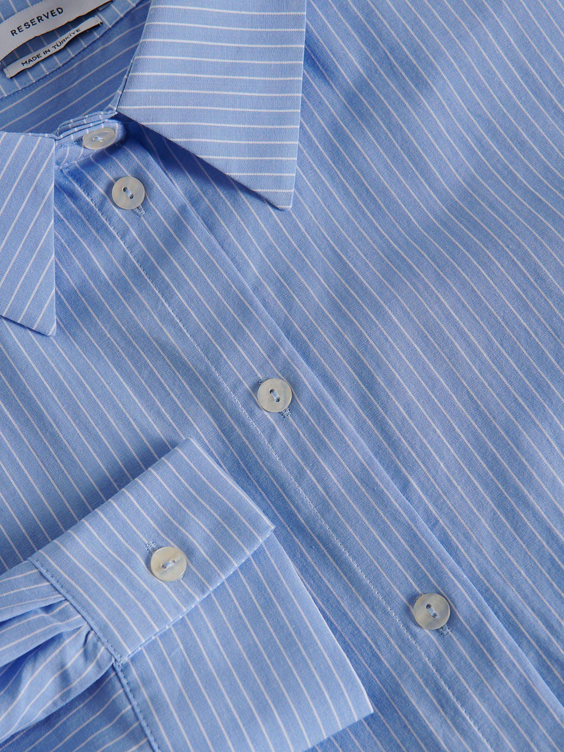 Blue Oversized Shirt, , large image number 5