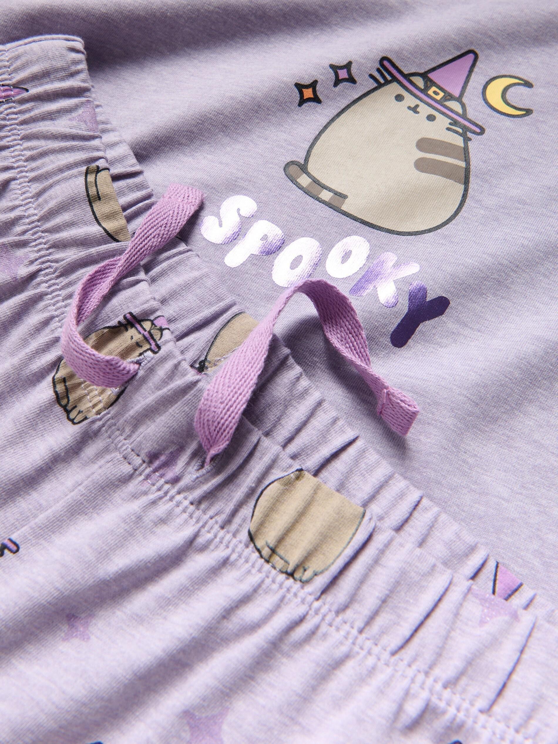 GRAPE Pusheen two-piece PJs, Purple, large image number 2