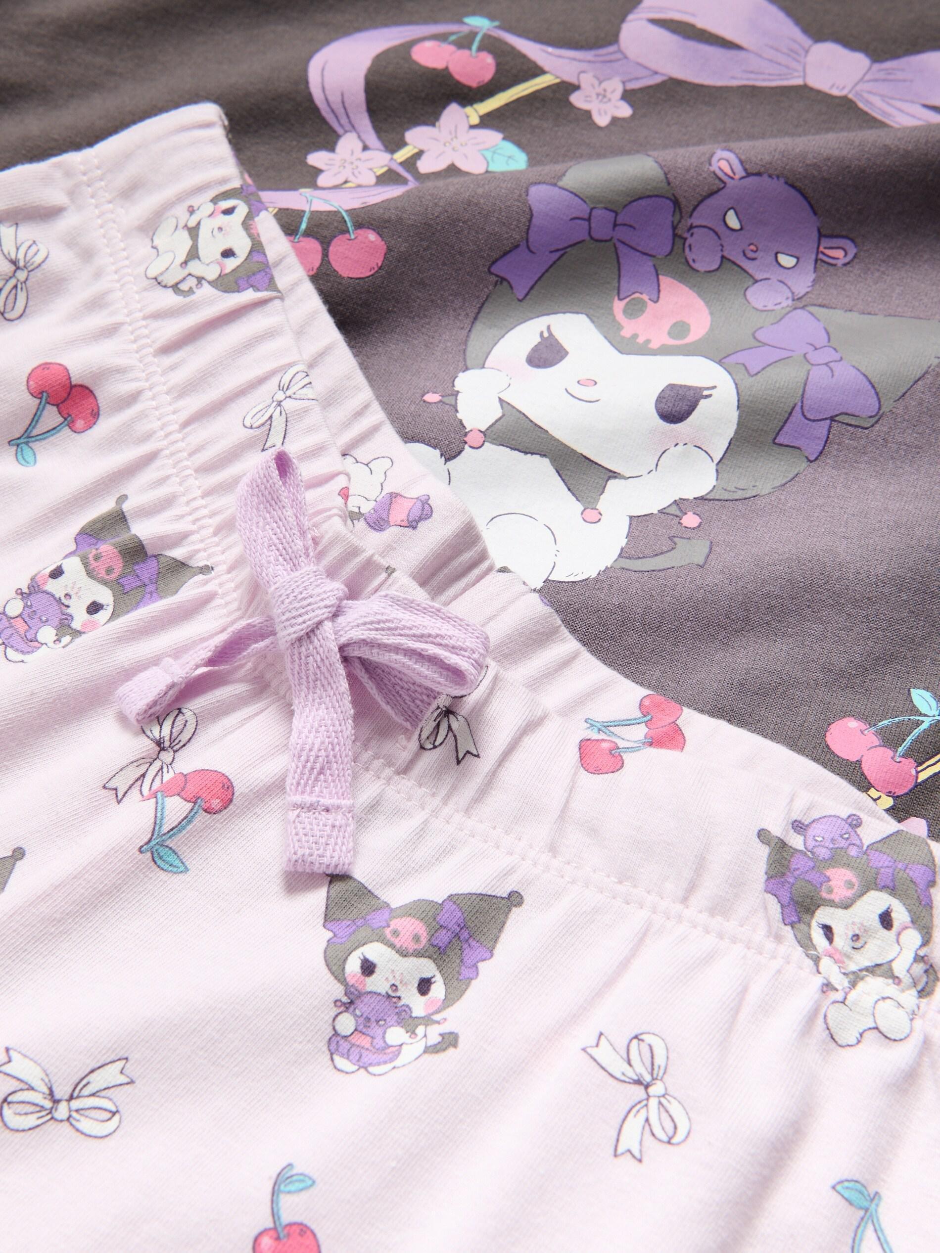 Grey Kuromi Two-Piece Pyjamas, Grey, large image number 1