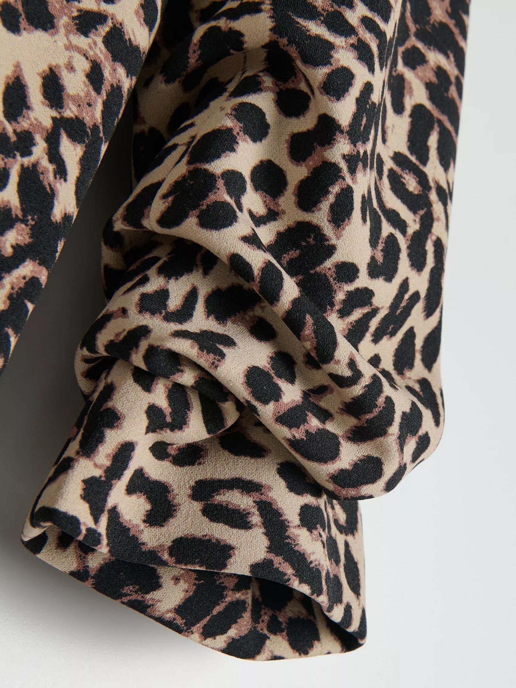 Multicolour Animal Print Blazer, , large image number 6