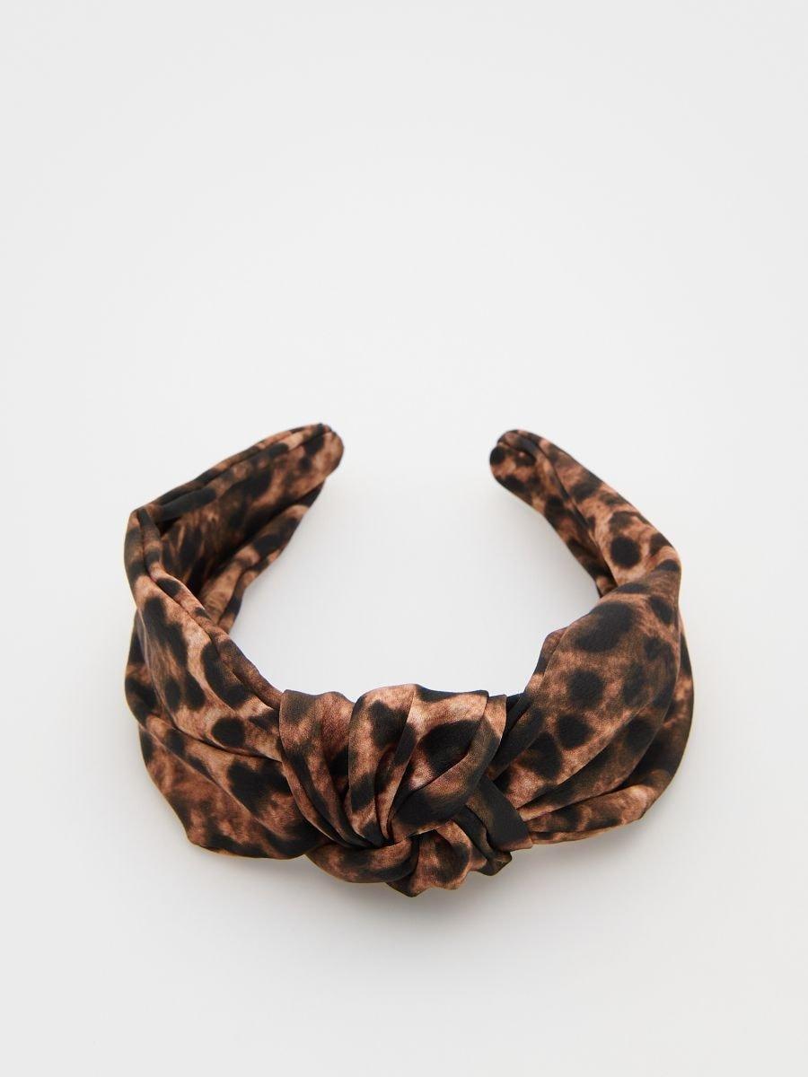 Brown Headband, Brown, large image number 0