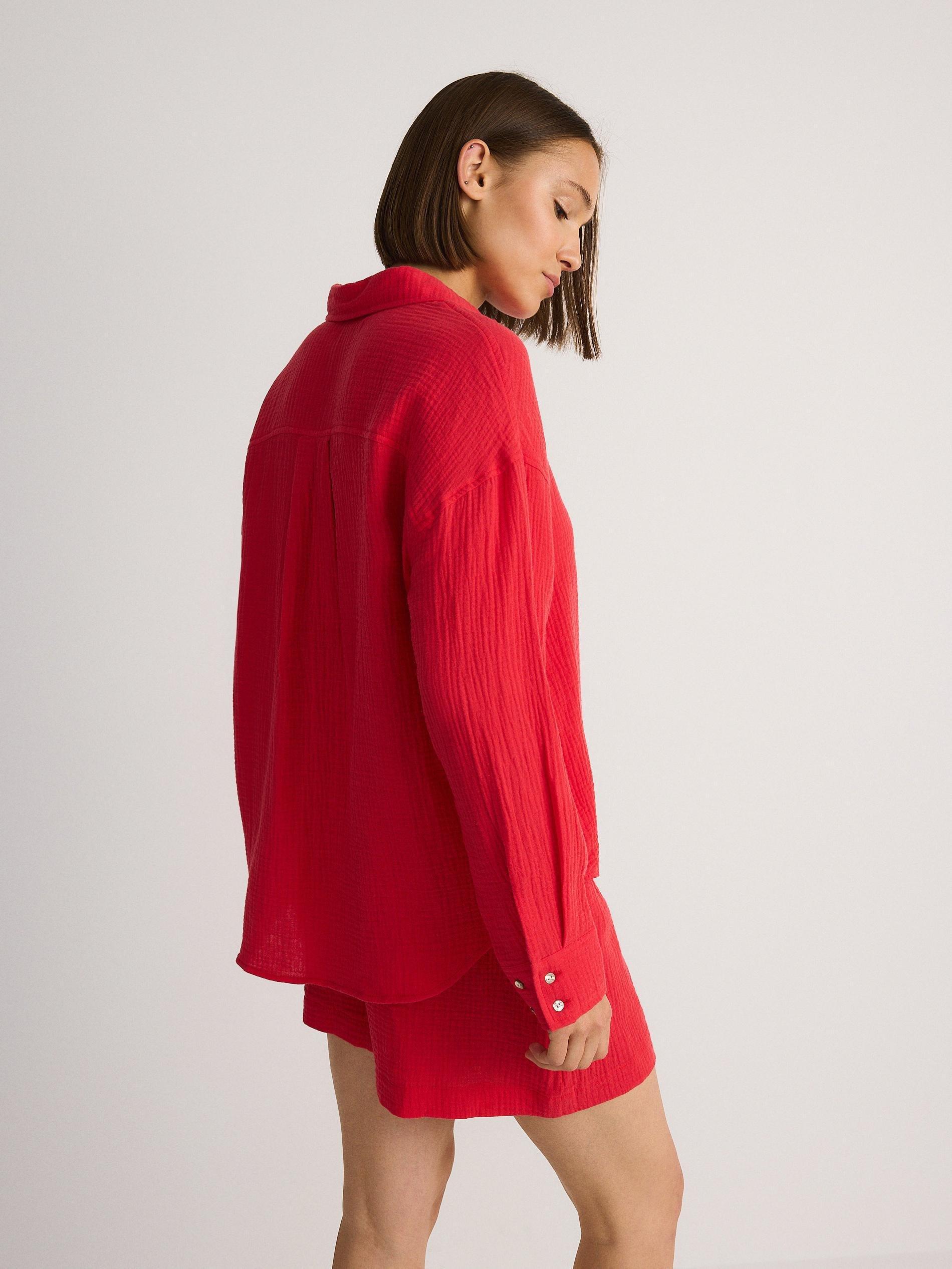 Red Buttoned Shirt, , large image number 5