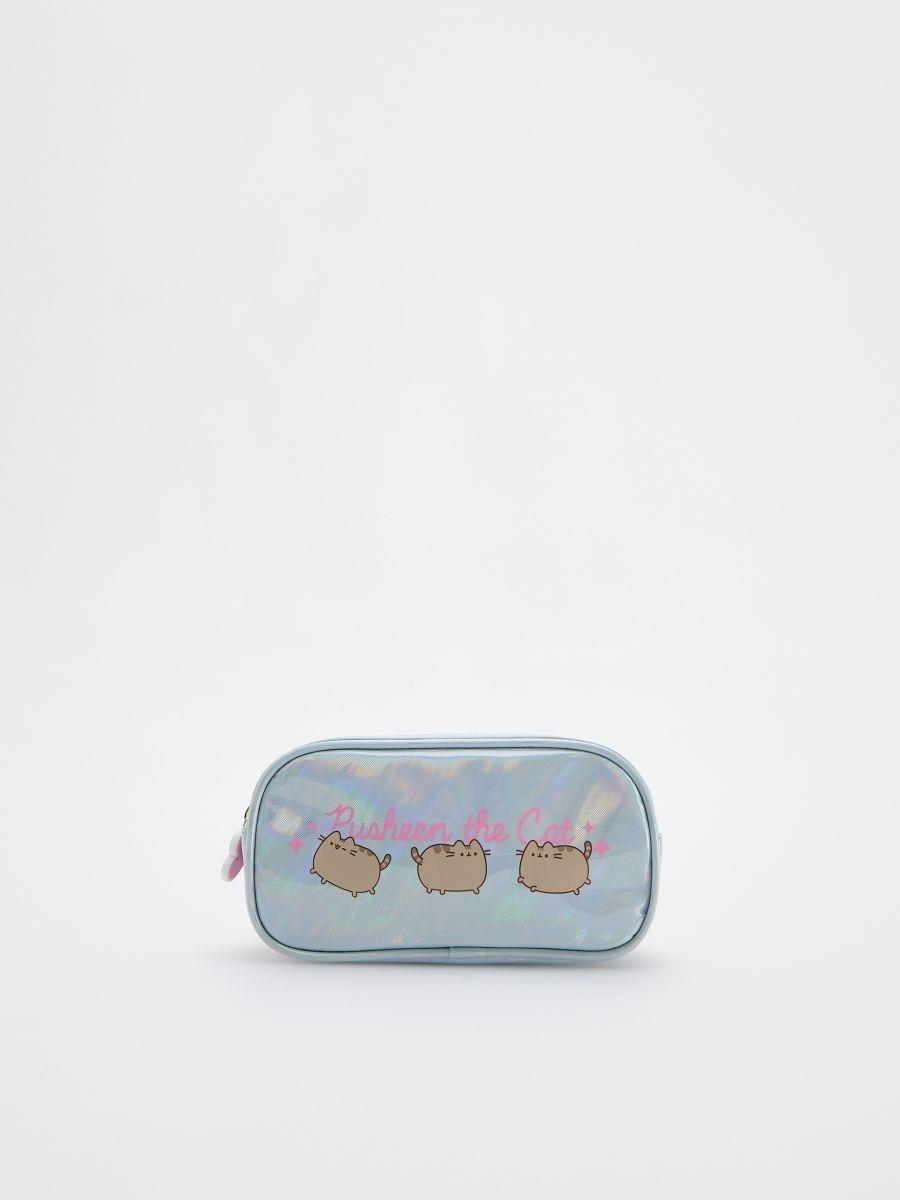 Blue Pusheen Pencil Case, Kids Girls, Blue, large image number 0