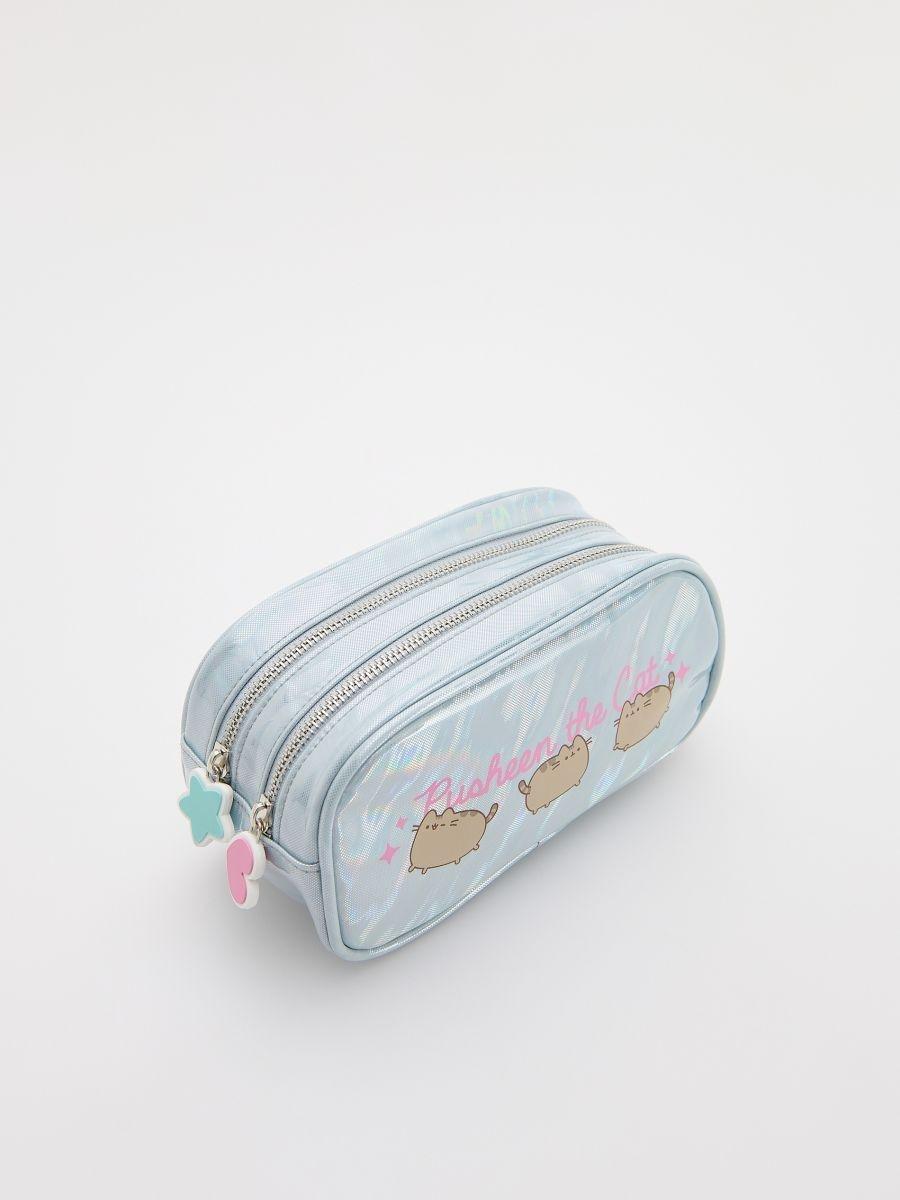 Blue Pusheen Pencil Case, Kids Girls, Blue, large image number 1