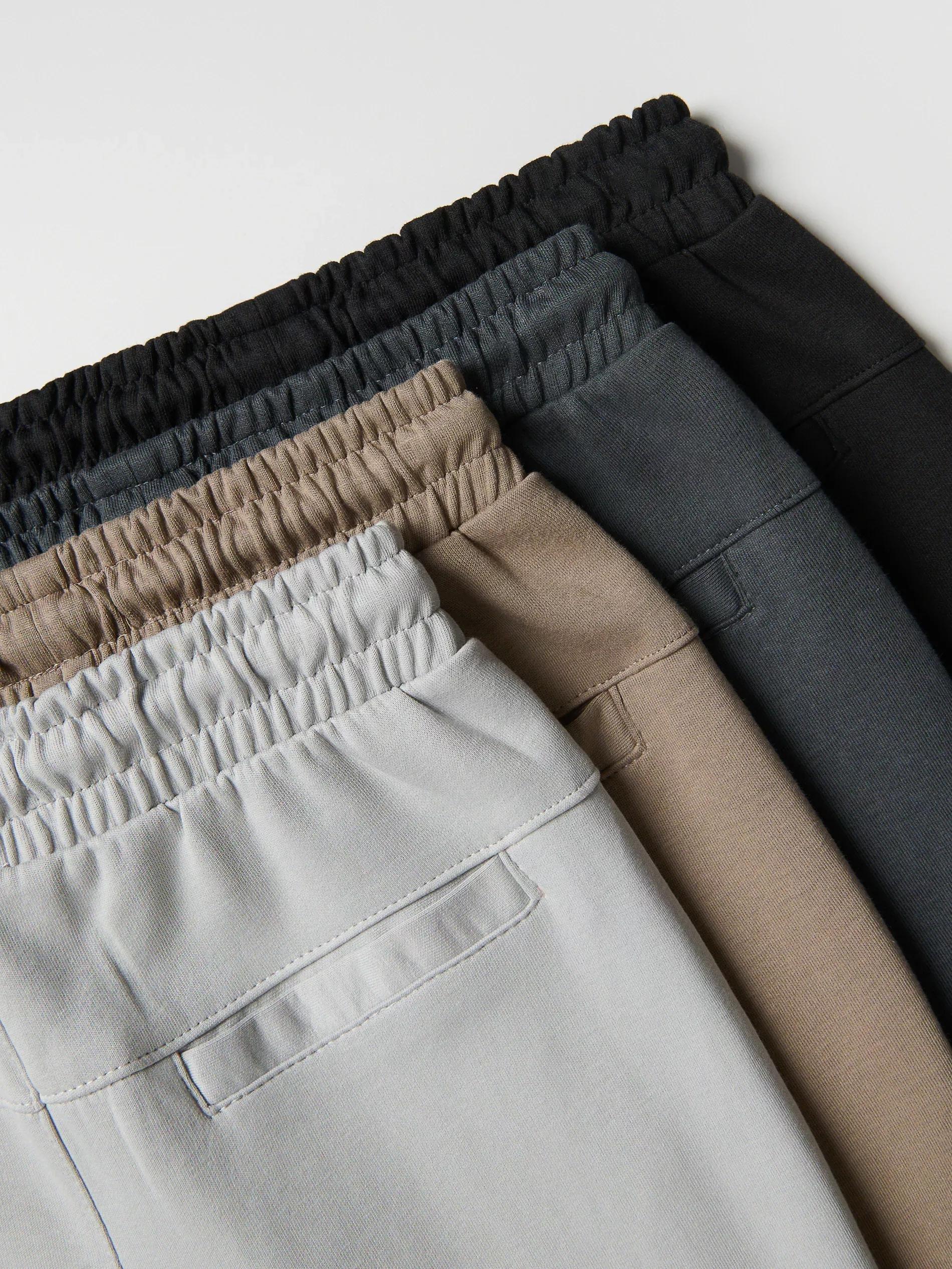 Brown Cotton Trousers, Brown, medium