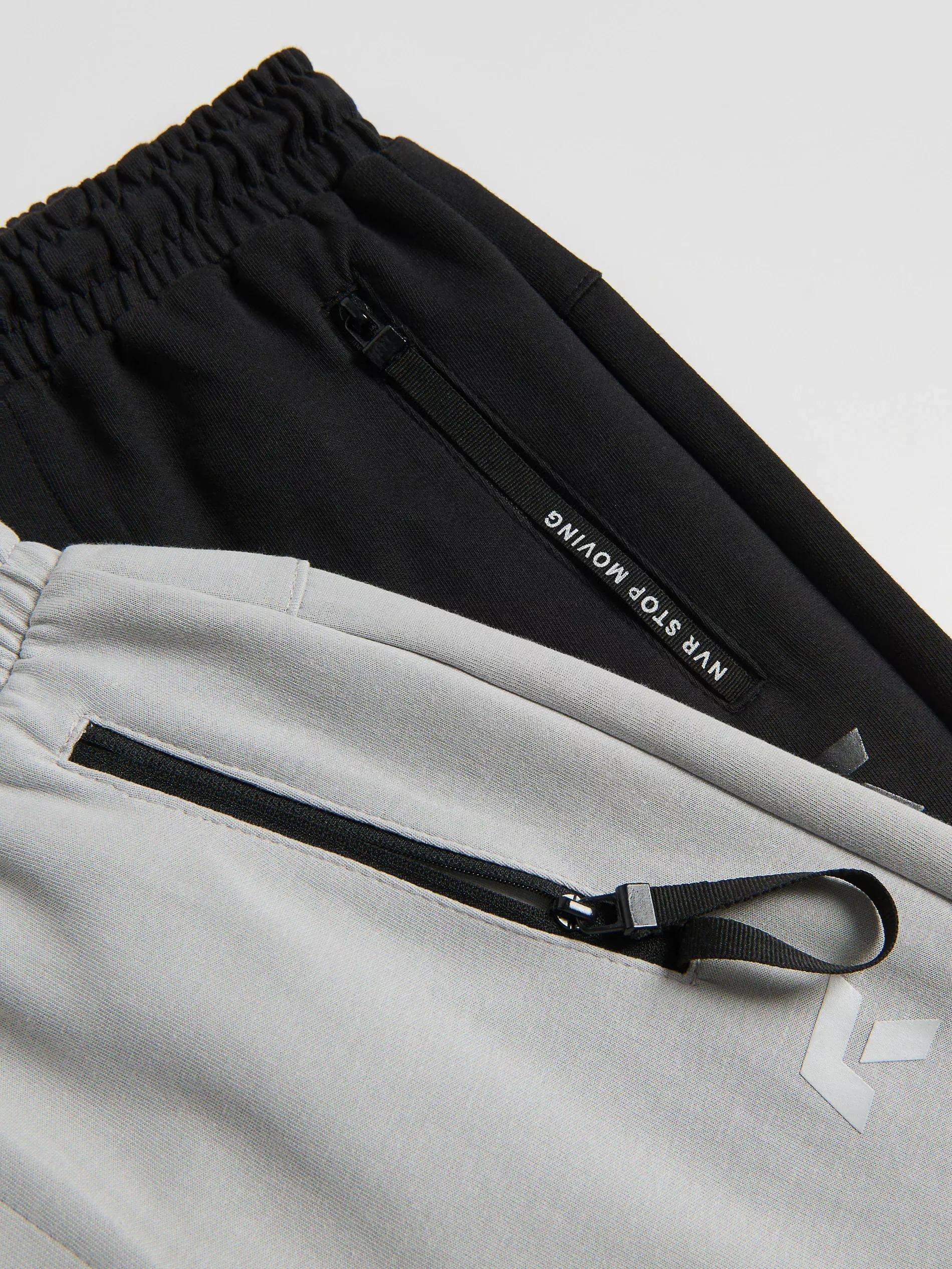 Black Cotton Trousers, Black, medium