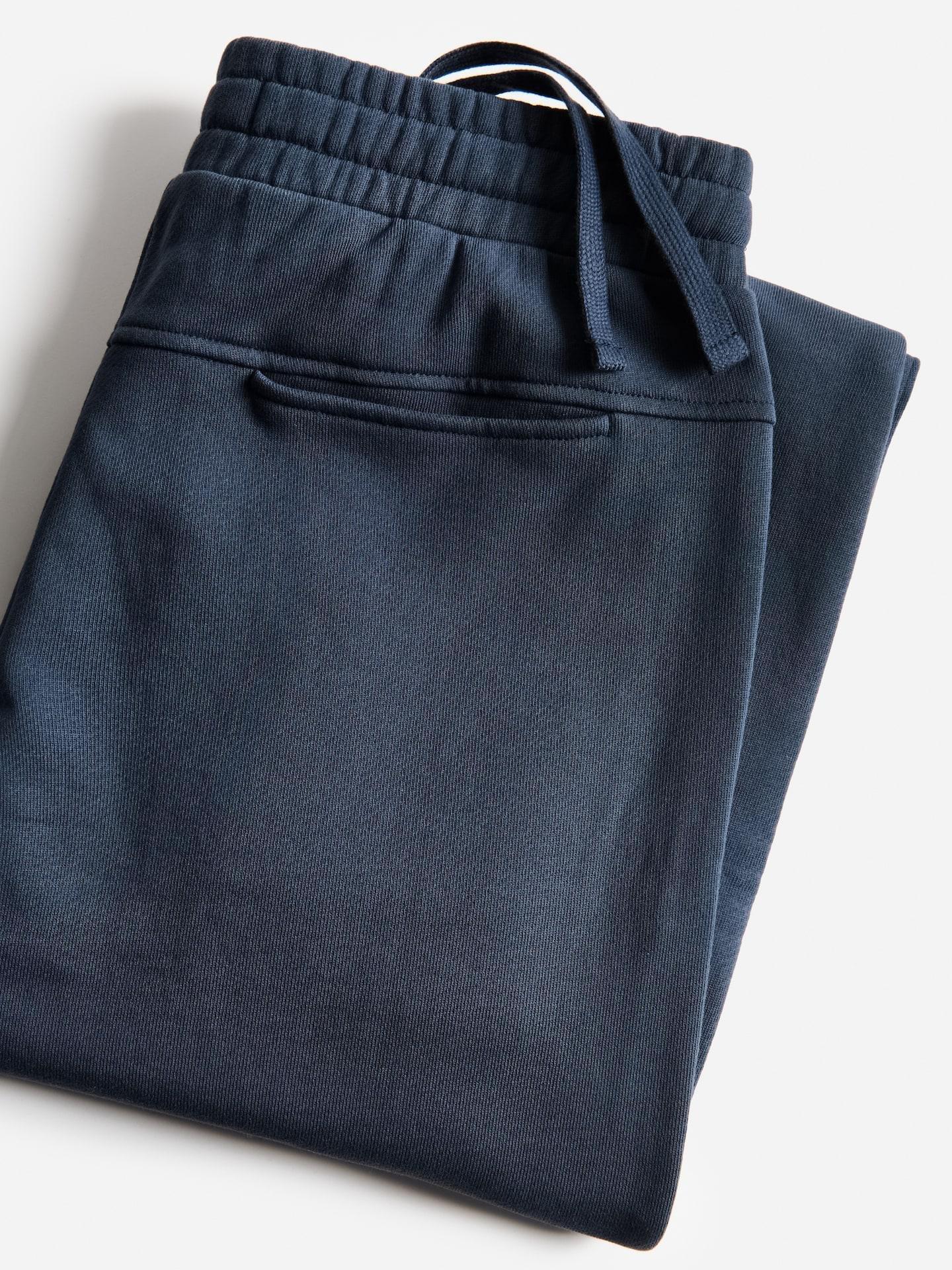 Blue Cotton Rich Sweatpants, Navy, large image number 2