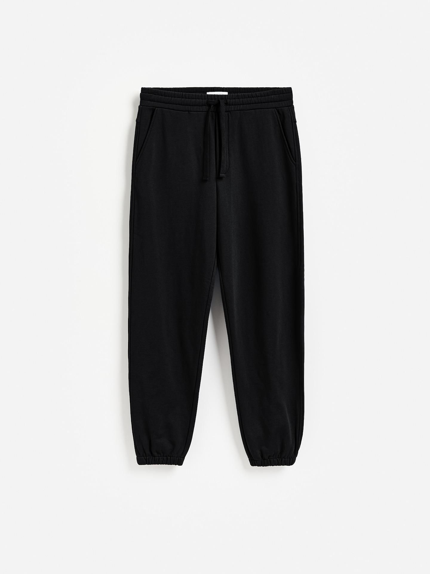 Black Cotton Rich Sweatpants, Black, large image number 0