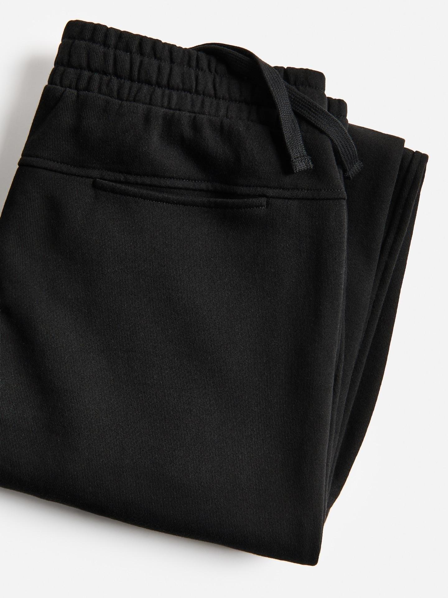 Black Cotton Rich Sweatpants, Black, medium