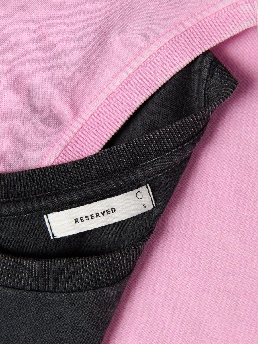 Pink T-Shirt With Print, Pink, medium