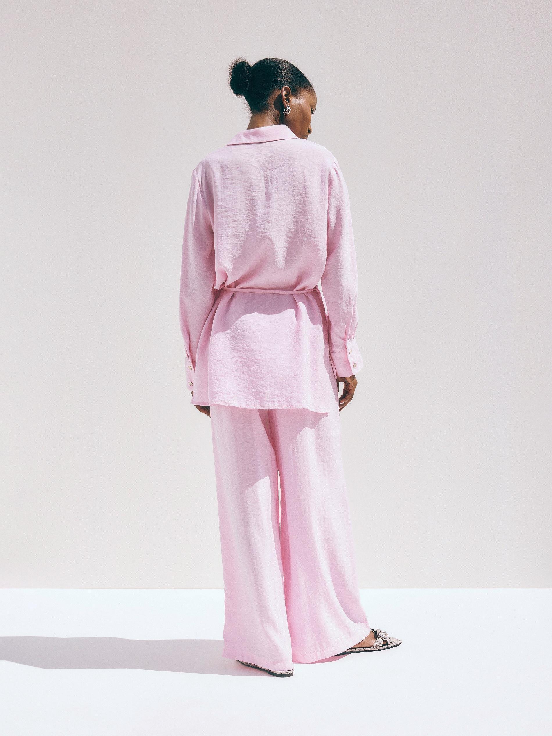 Pink Modal Blend Shirt, , large image number 5