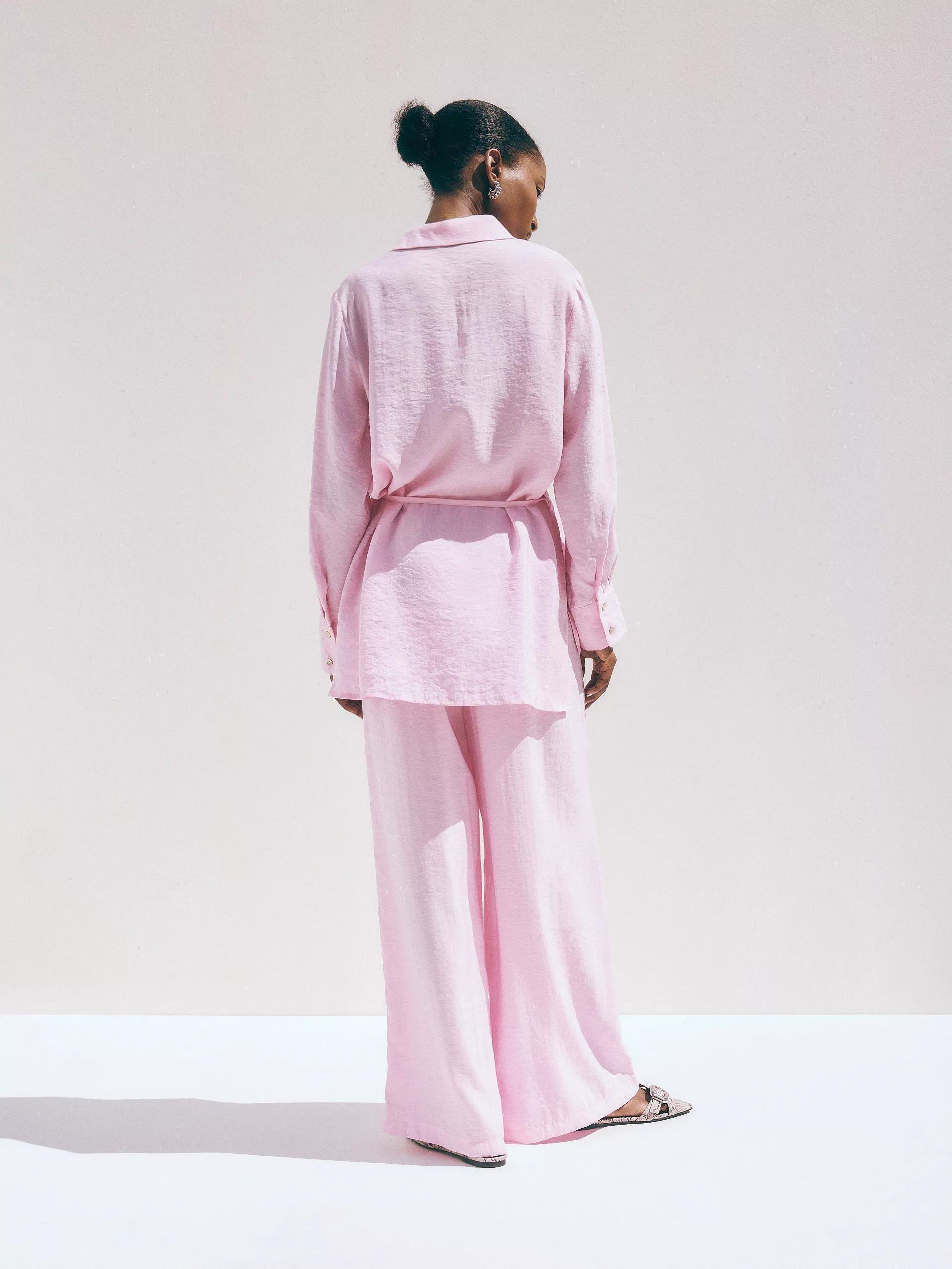 Pink Modal Blend Shirt, , large image number 6