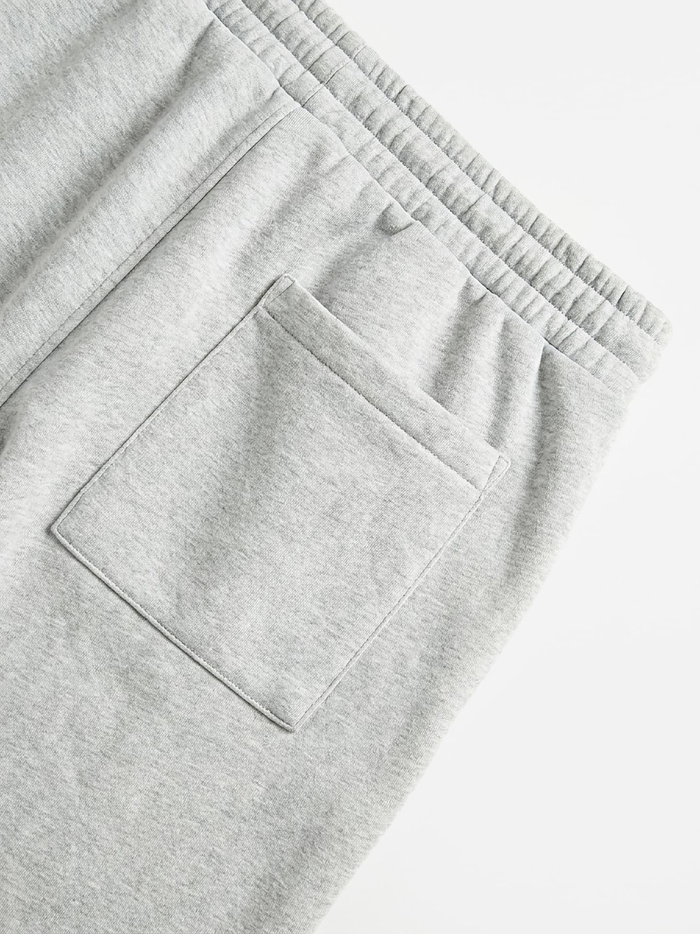 Grey Cotton Rich Sweatpants, Light grey, medium