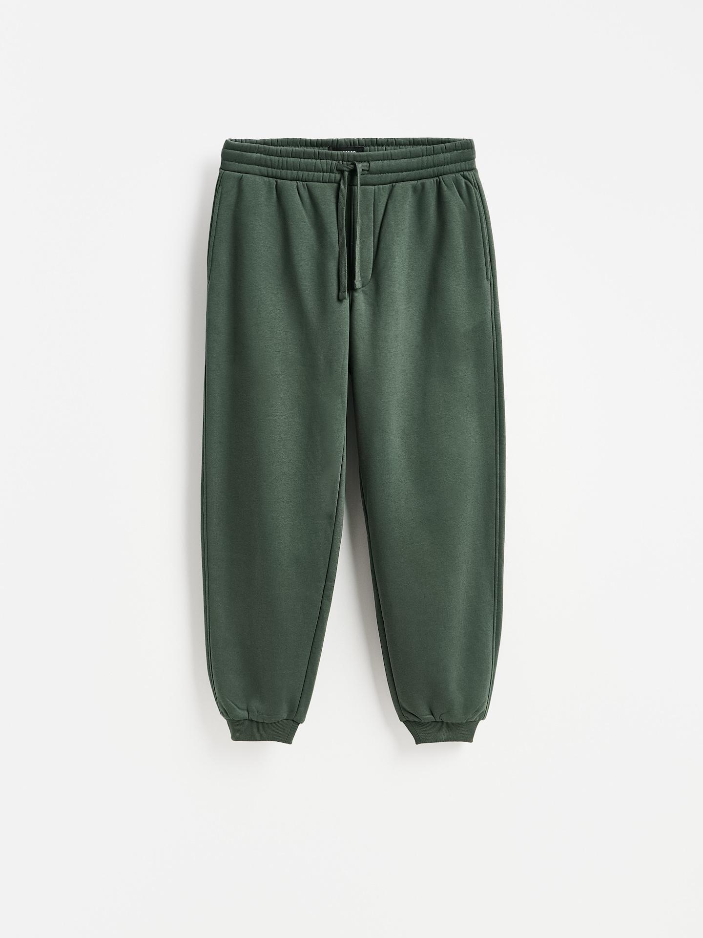 Green Cotton Rich Sweatpants, Khaki, medium