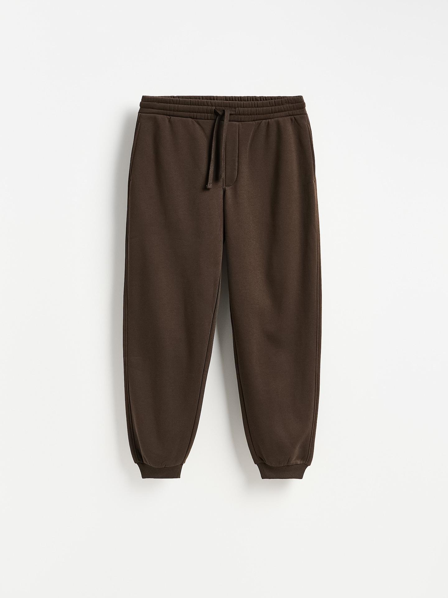 Brown Cotton Rich Sweatpants, Brown, medium