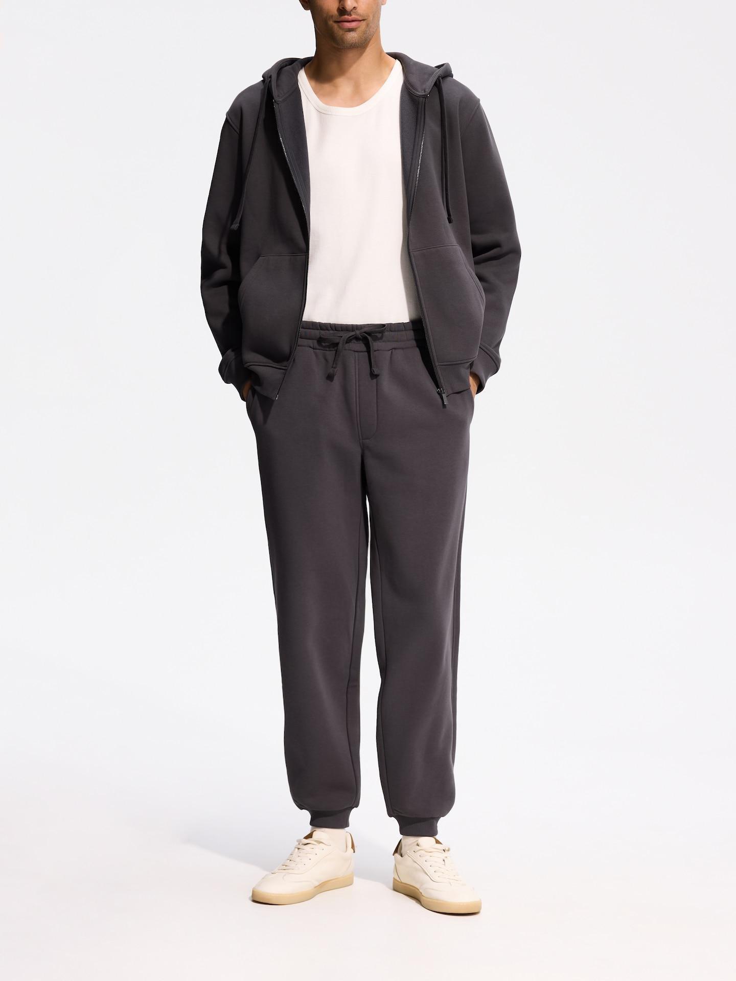Grey Cotton Rich Sweatpants, Grey, medium
