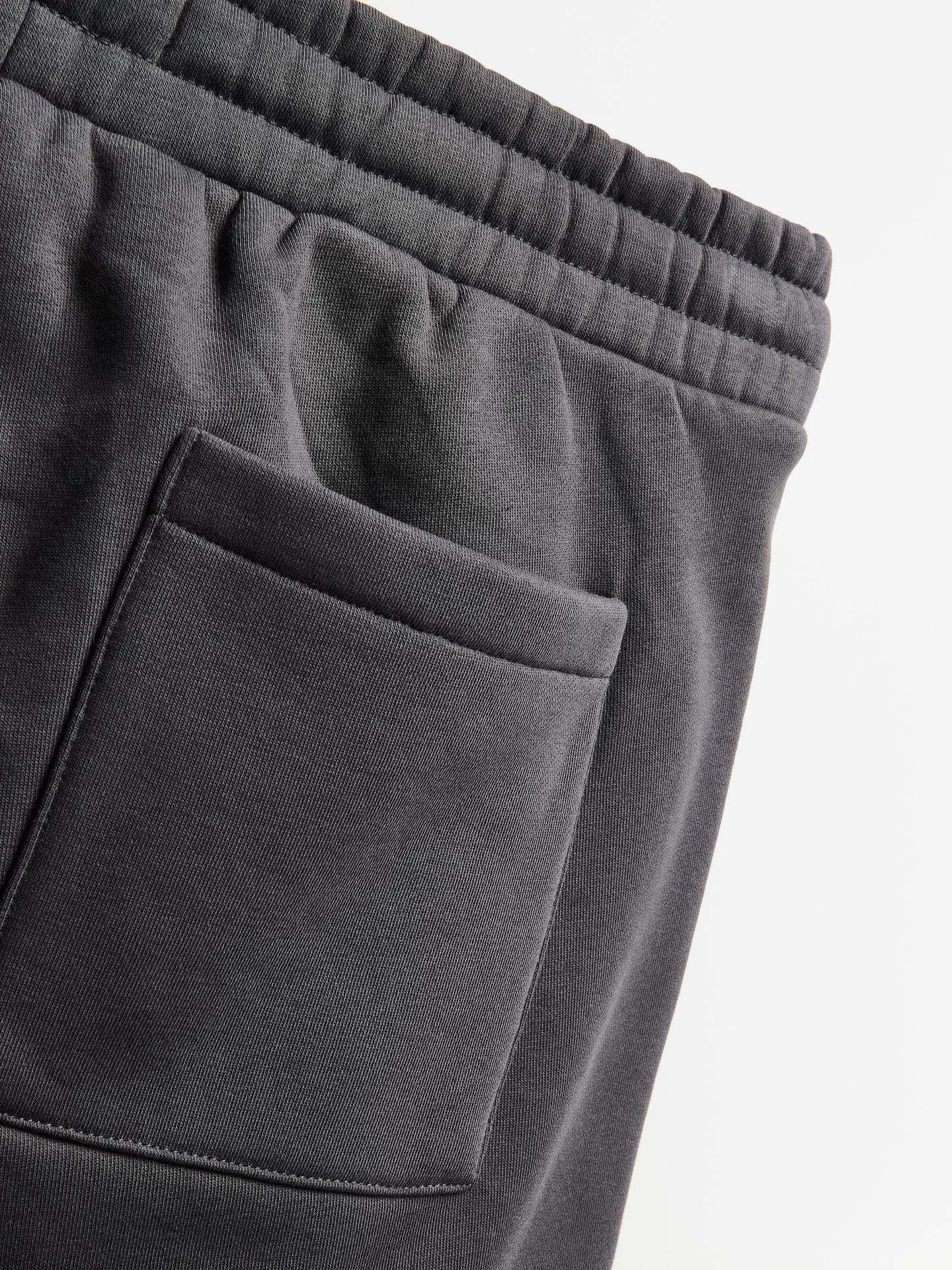Grey Cotton Rich Sweatpants, Grey, medium